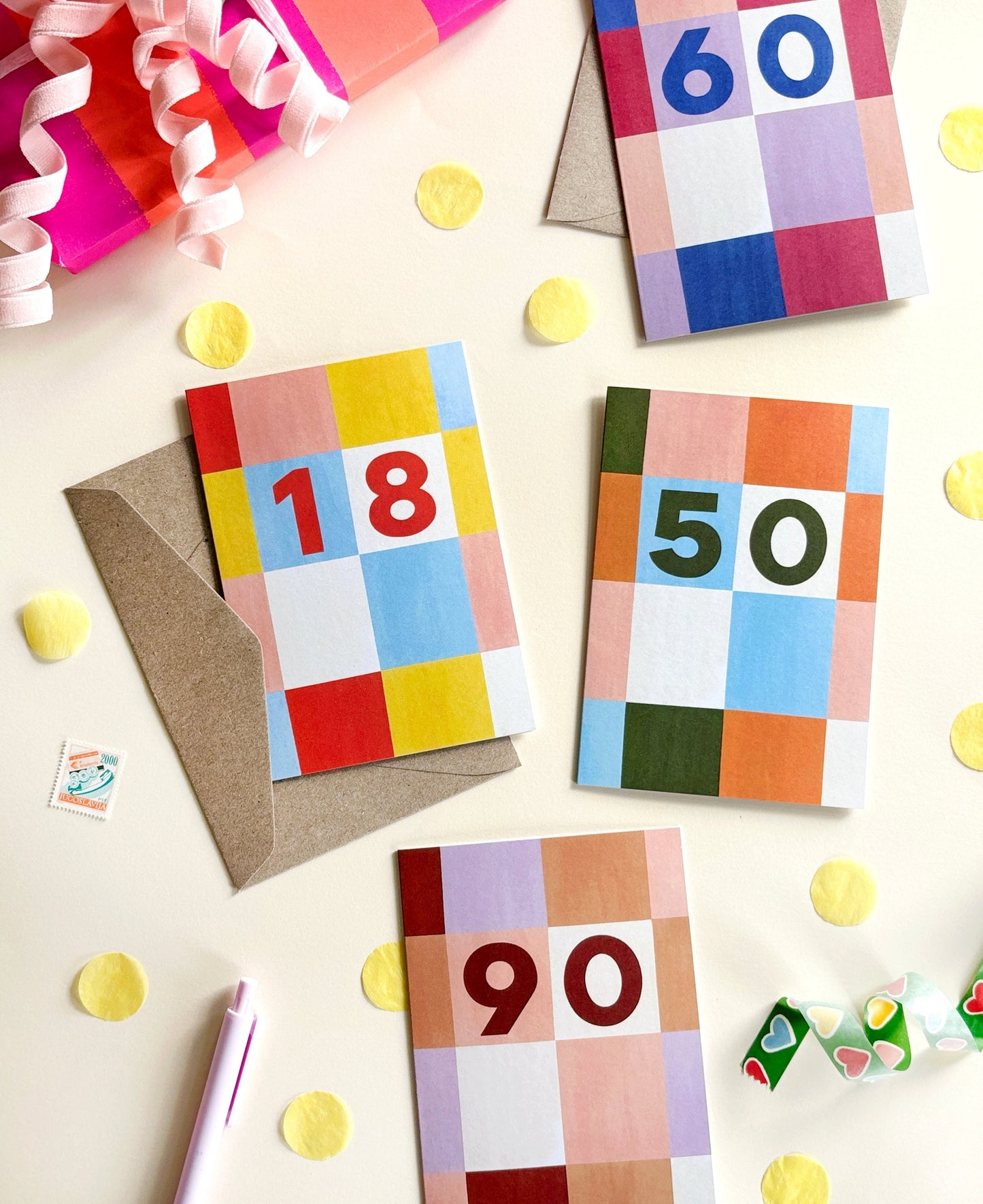 50th Birthday Age Milestone Card