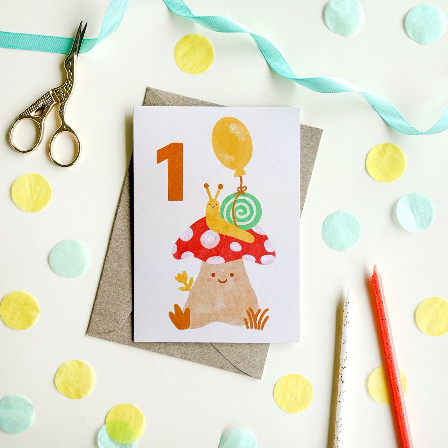 1st Birthday Age Milestone Card