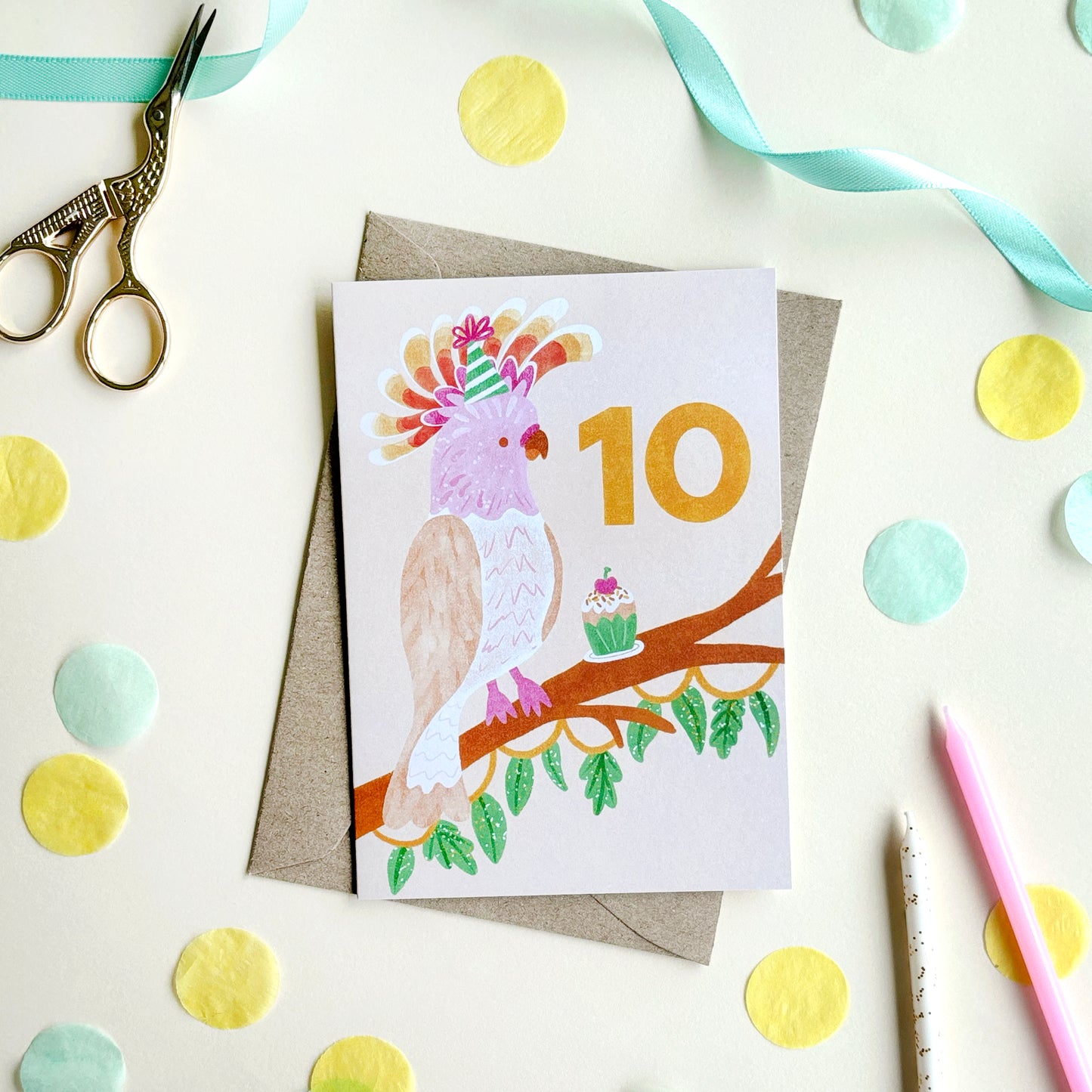 10th Birthday Age Milestone Card