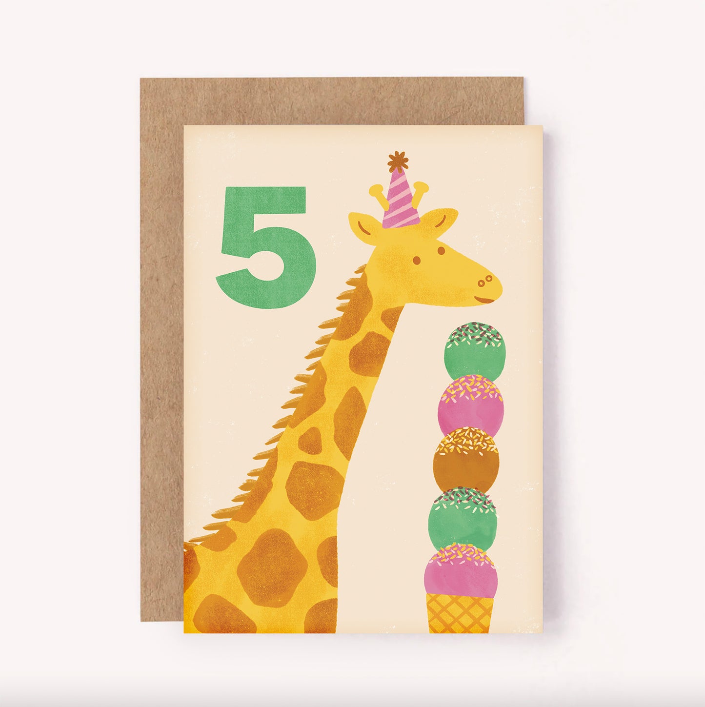 5th Birthday Age Milestone Card