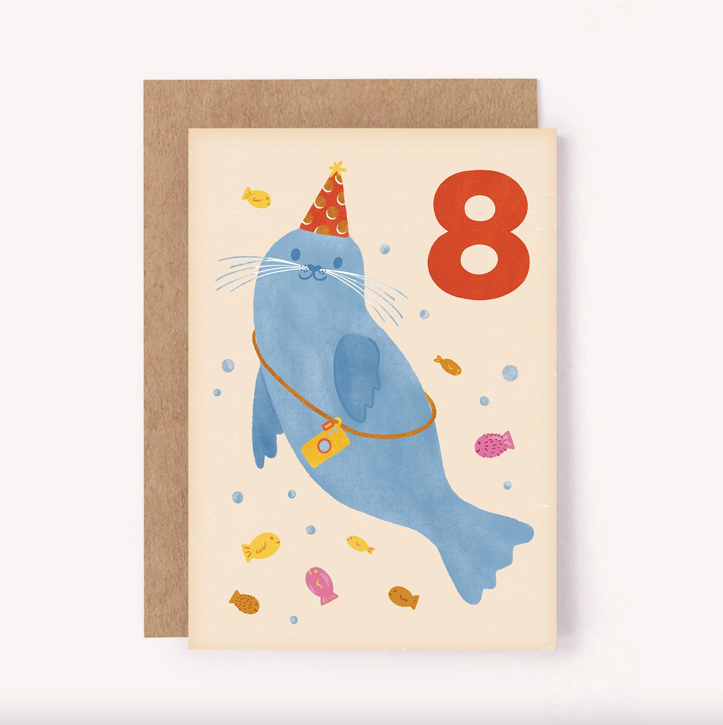 8th Birthday Age Milestone Card