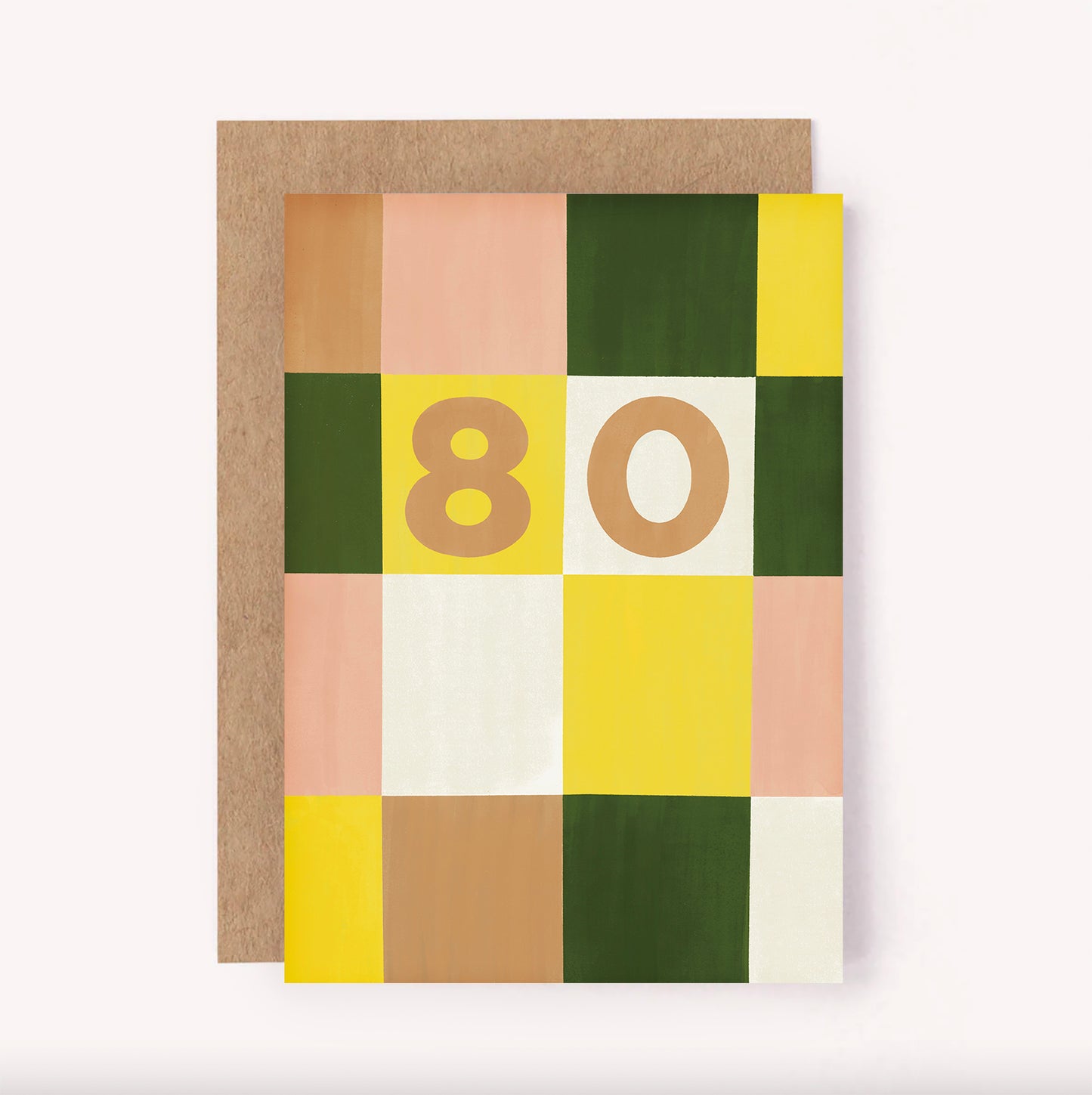 80th Birthday Age Milestone Card