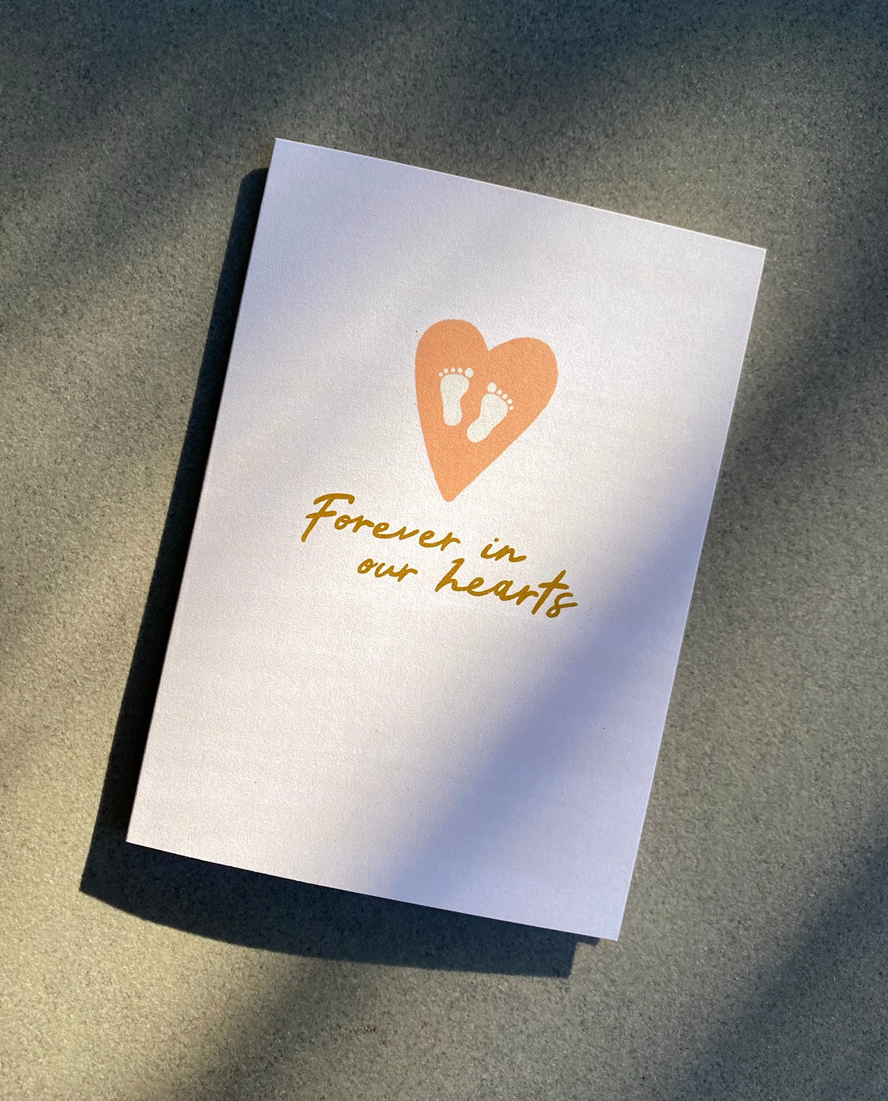 "Forever In Our Hearts" - Baby Loss Sympathy Card
