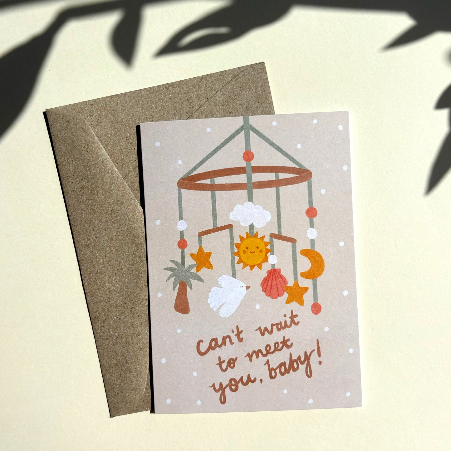 Can't Wait to Meet You Baby Card - New Baby