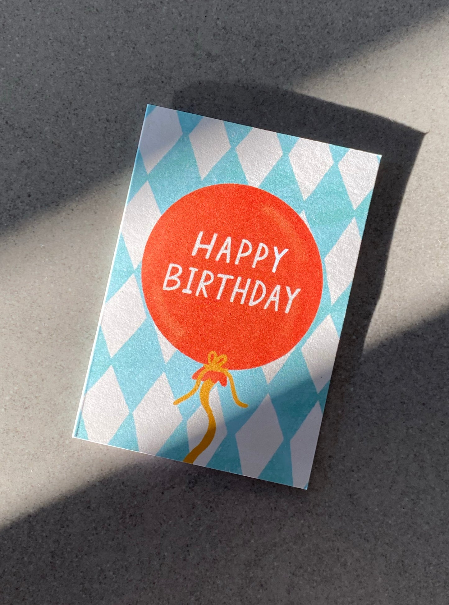 Birthday Balloon Mini Card