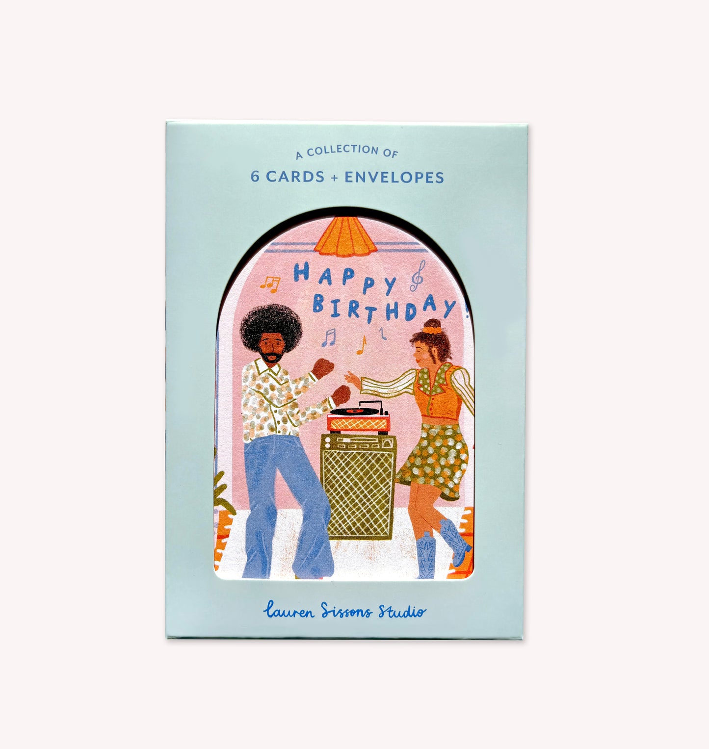 Birthday Greeting Card Boxed Set - 6 Cards Envelopes