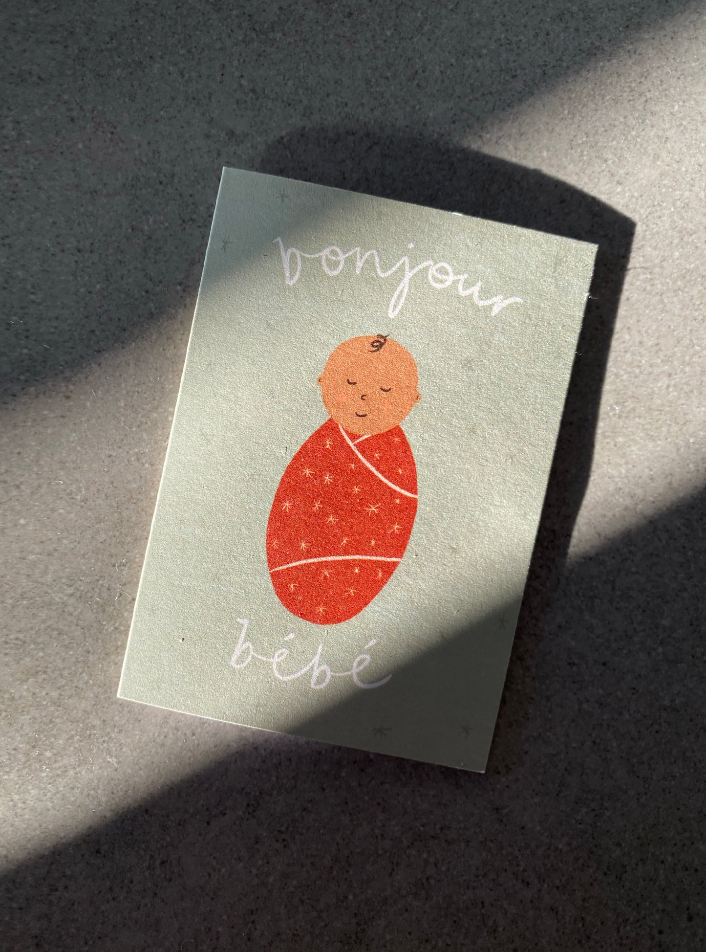 Bonjour Bebe Mini Card - New Baby
