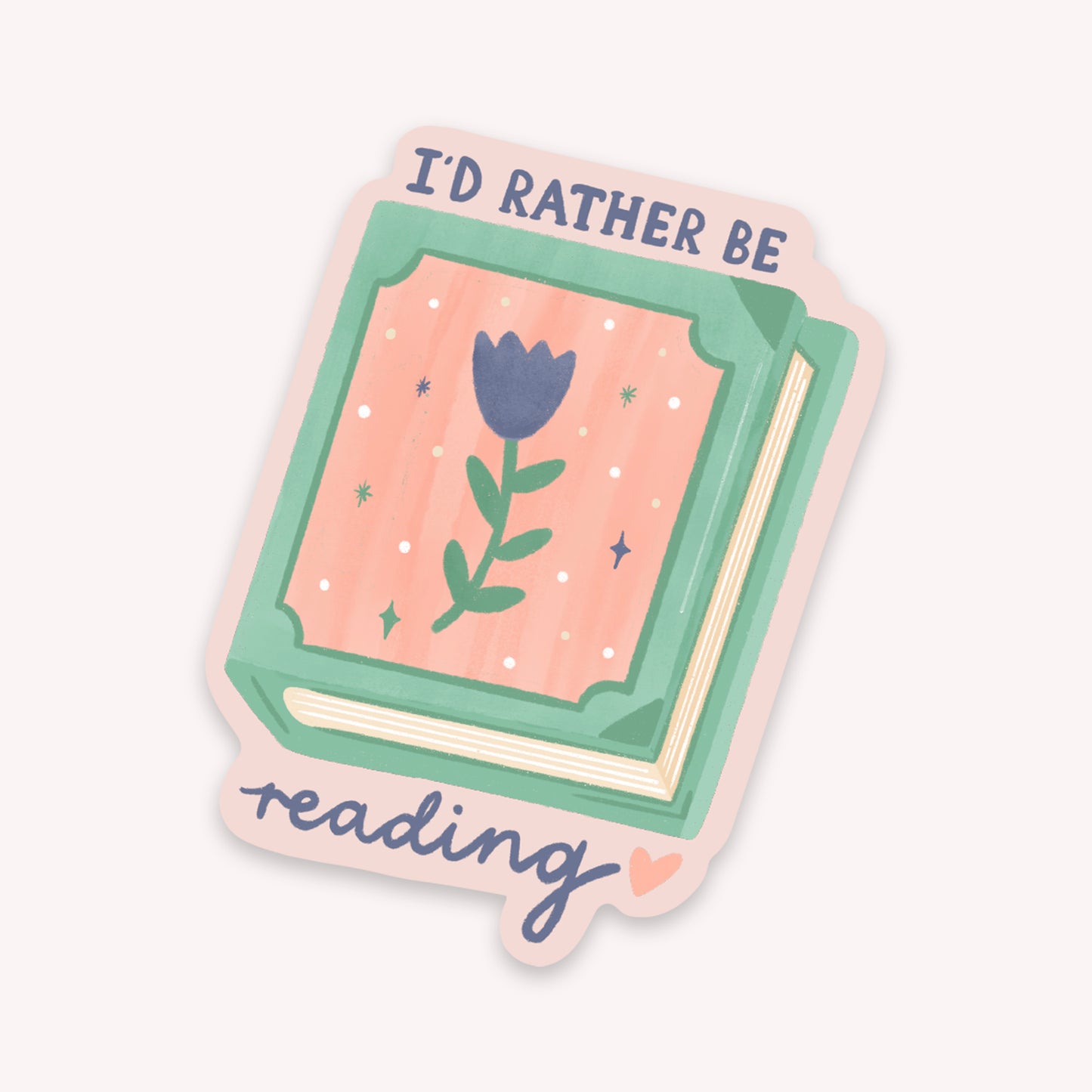 I'd Rather Be Reading Sticker