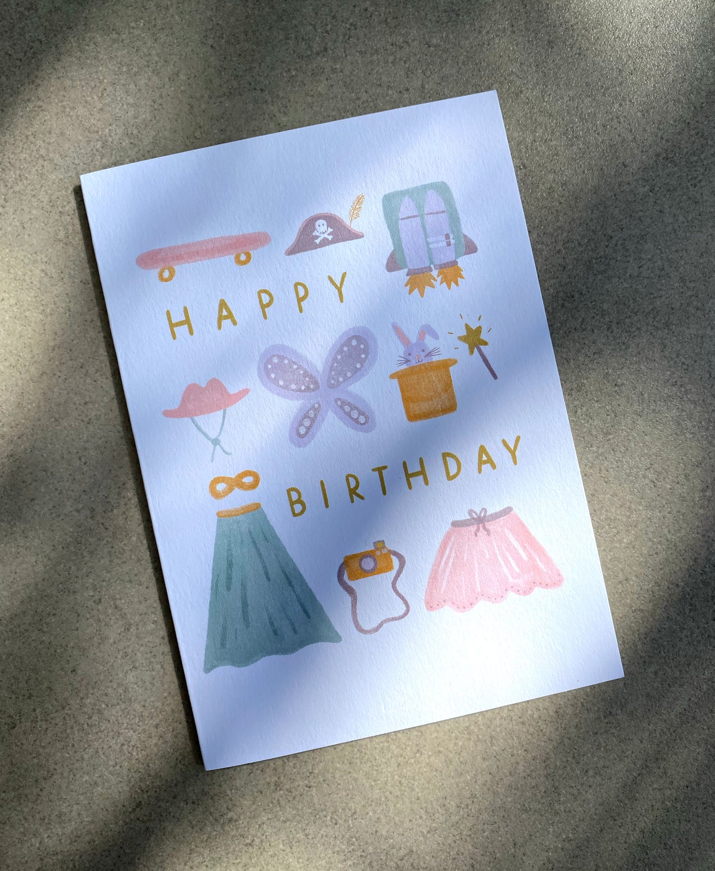 Kids Costume Box - Birthday Card