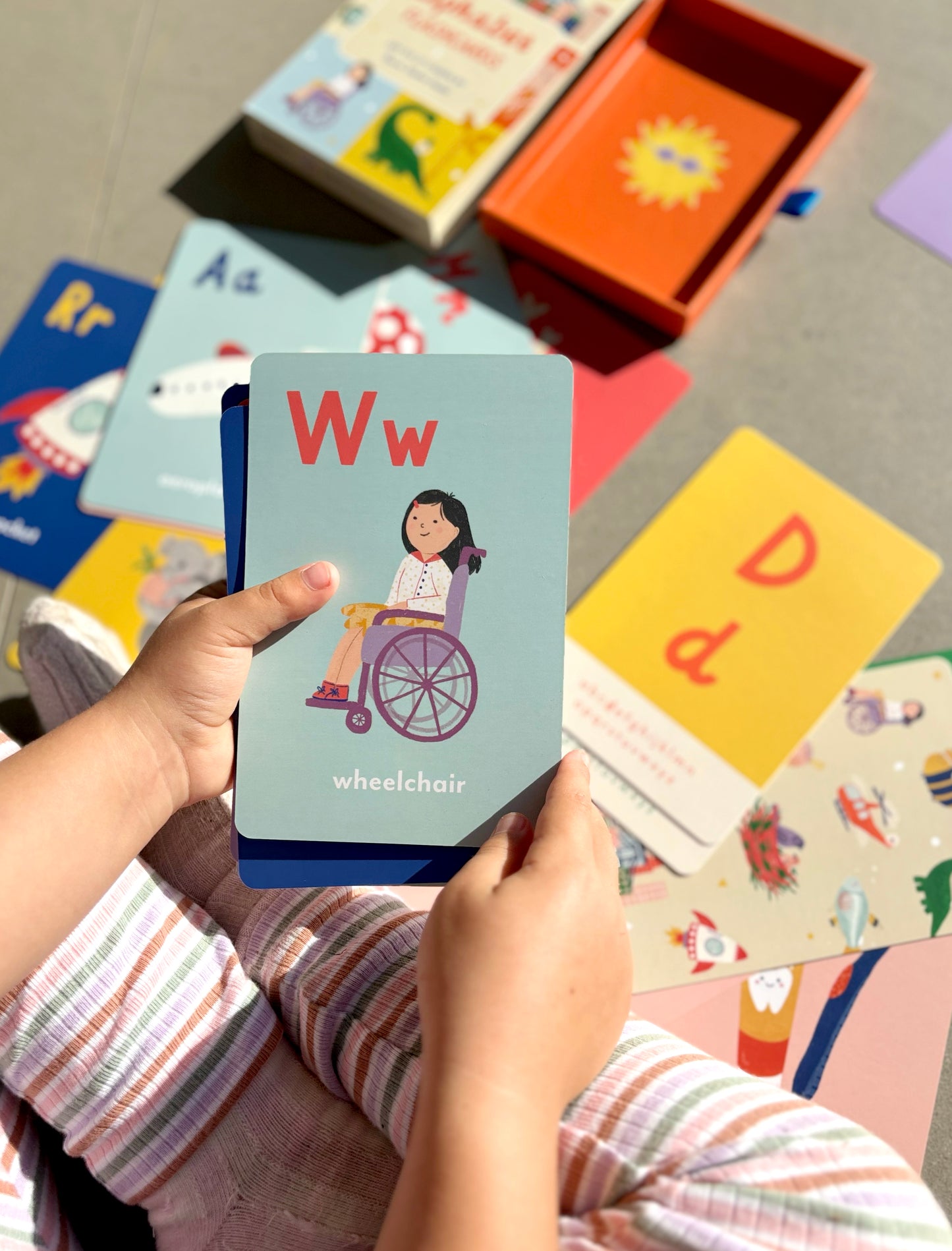 A-Z Flashcard Set + Art Print Bundle (A3)