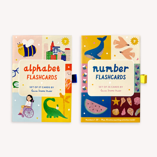 Alphabet + Number Flashcard Bundle