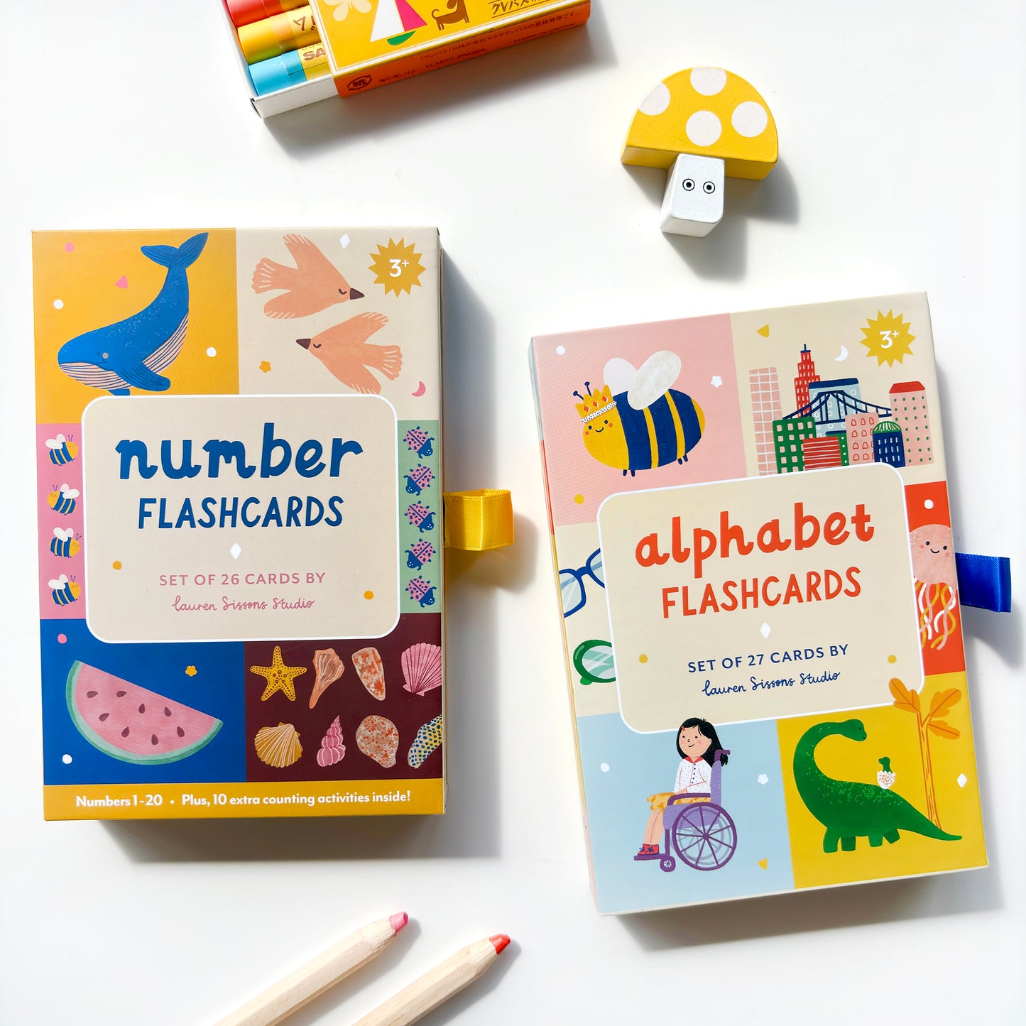 Alphabet + Number Flashcard Bundle