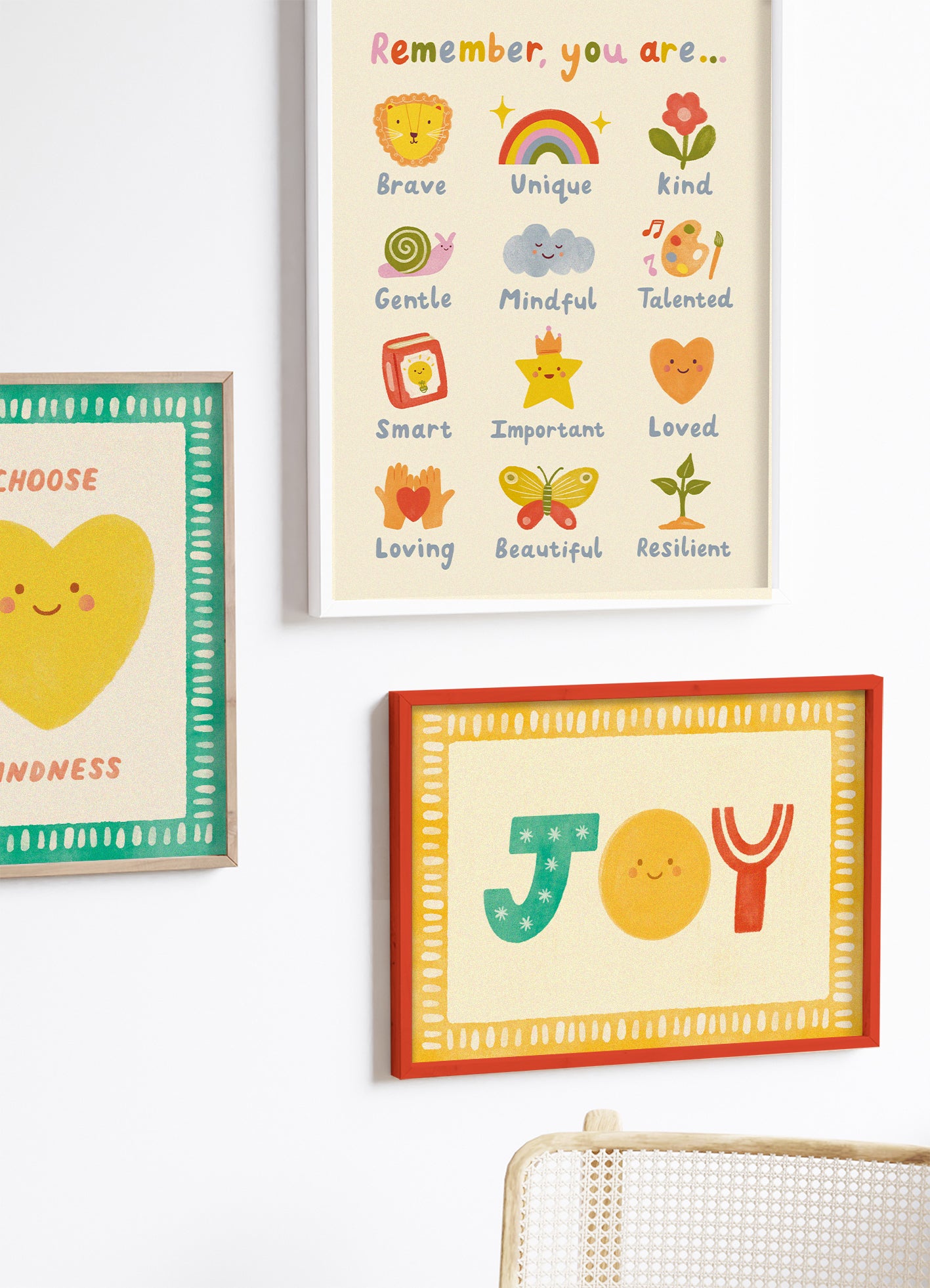 Choose Kindness Heart Print