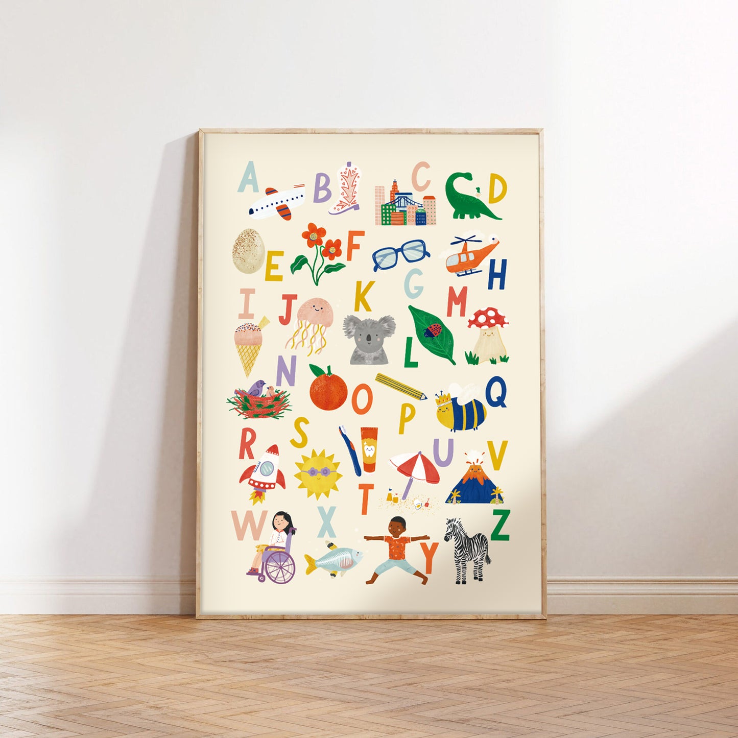 A-Z Alphabet Print