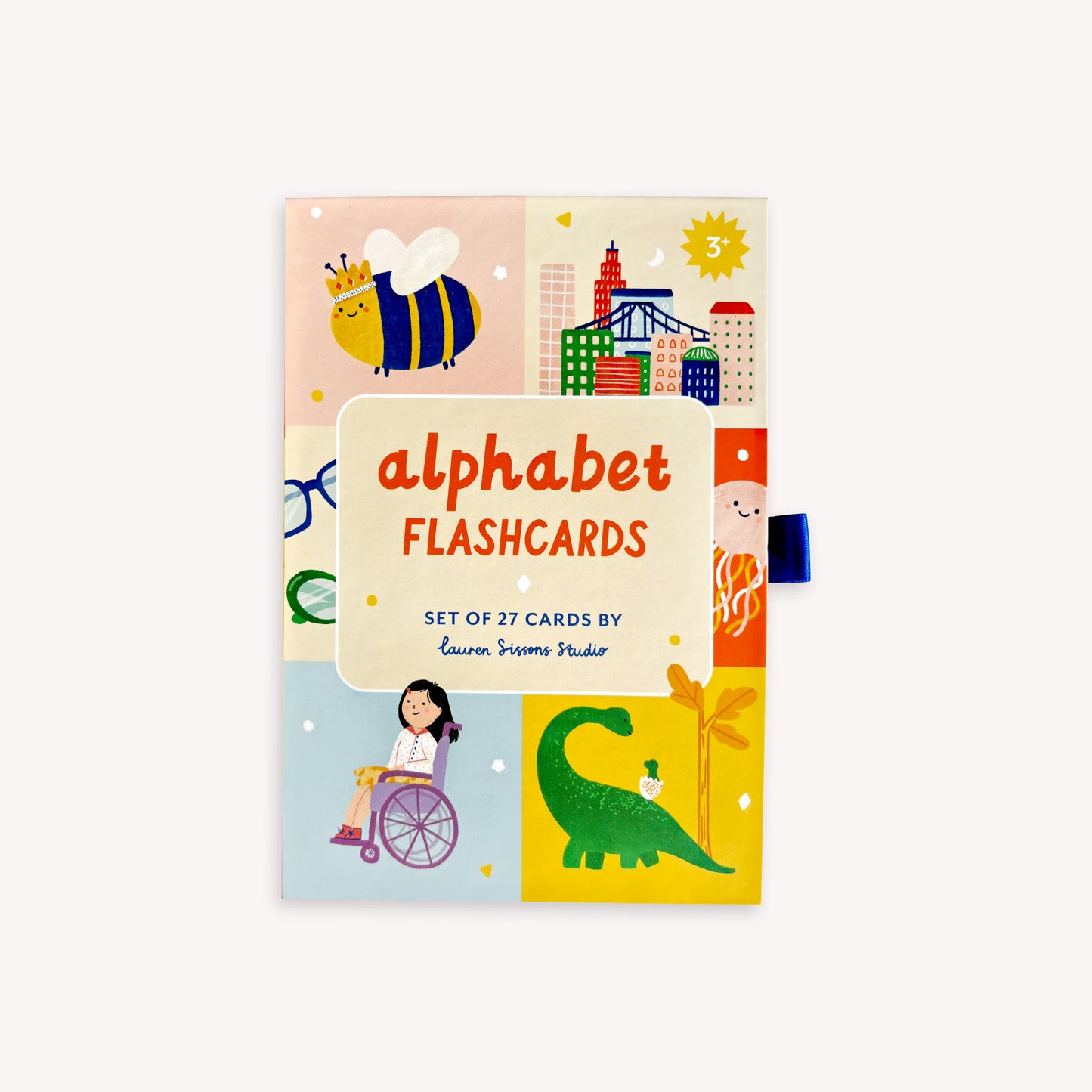 A-Z Flashcard Set + Art Print Bundle (A3)
