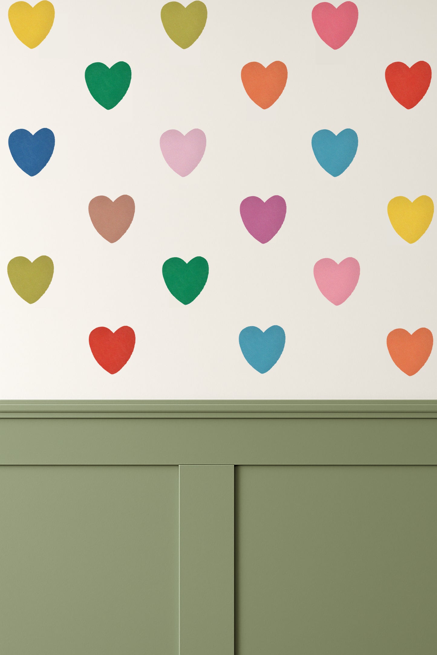 Heart Fabric Wall Stickers