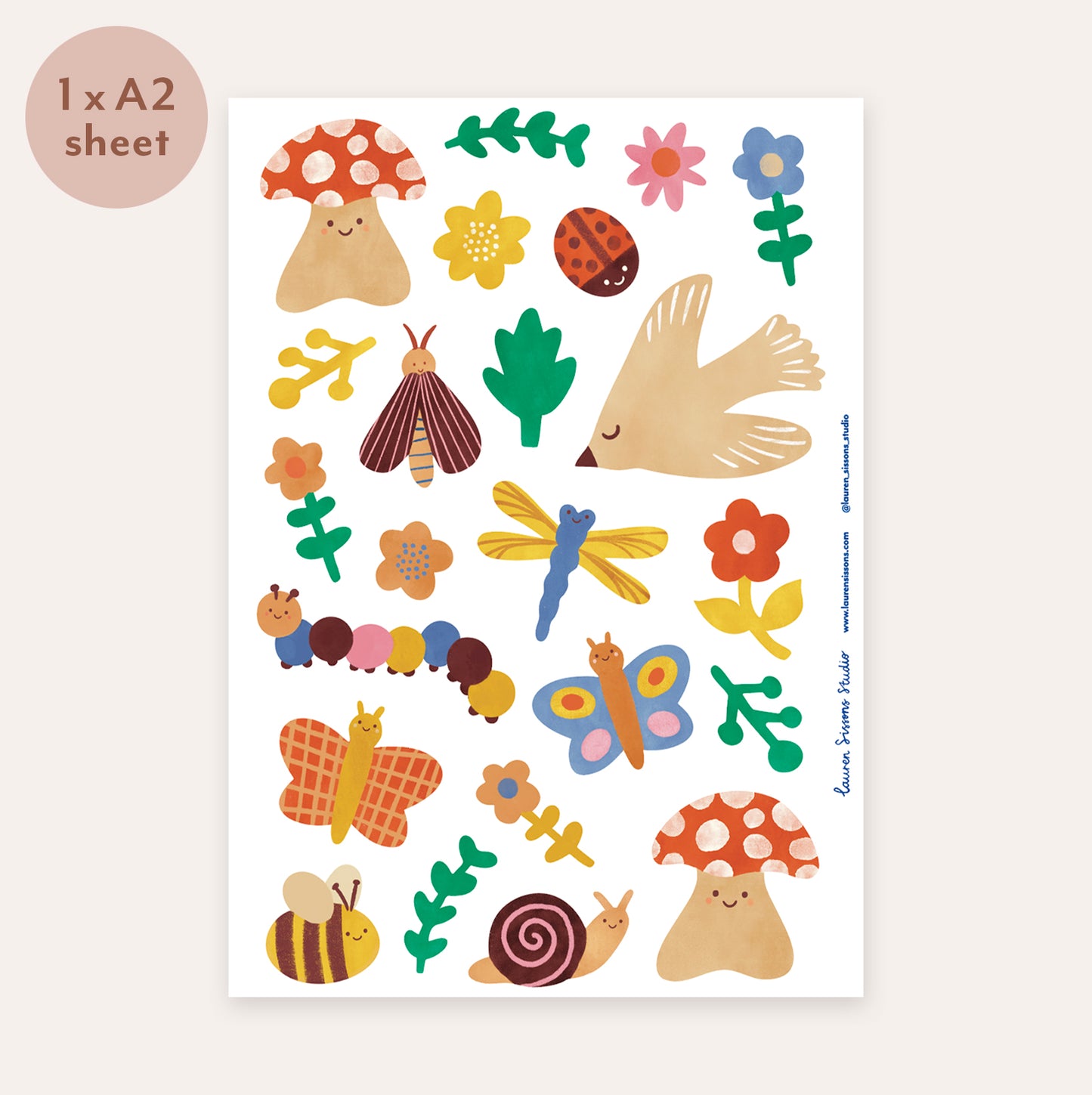 Woodland Fabric Wall Stickers