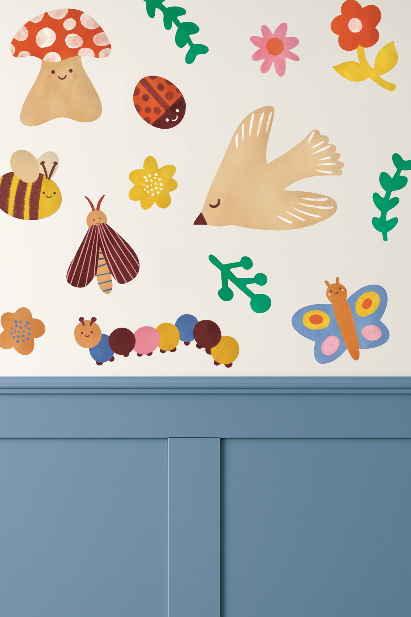 Woodland Fabric Wall Stickers