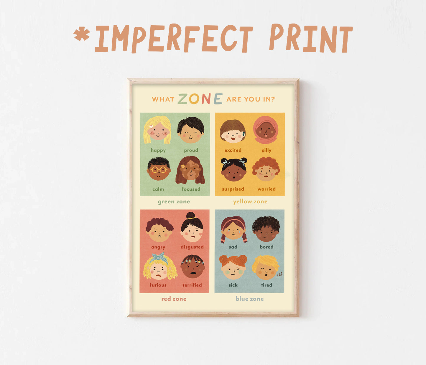 SECONDS - "What Zone Are You In?"  Print A2