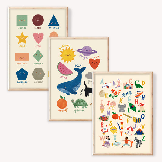 Educational Art Print Bundle (A3)