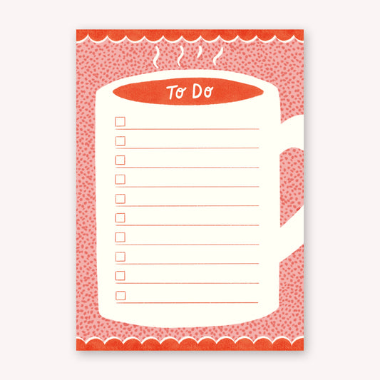 Coffee To Do List A5 Notepad