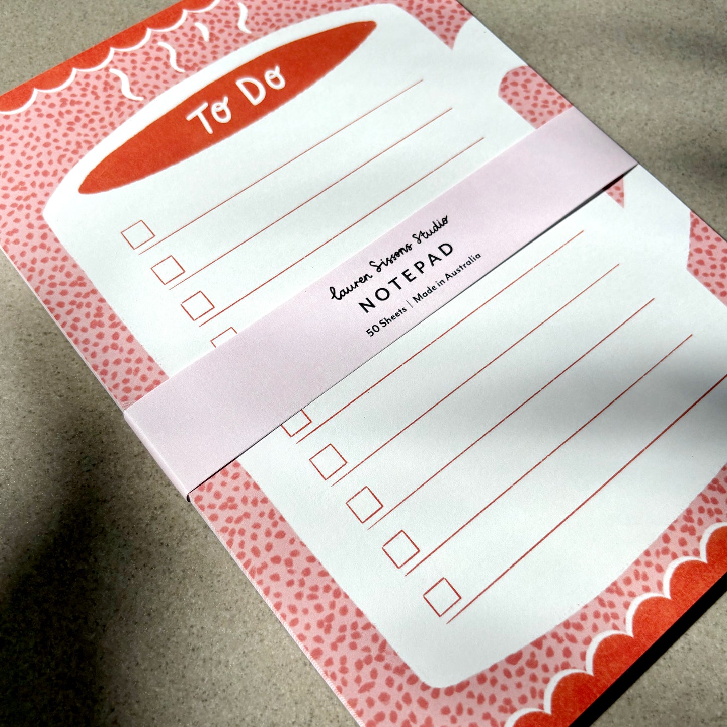 Coffee To Do List A5 Notepad