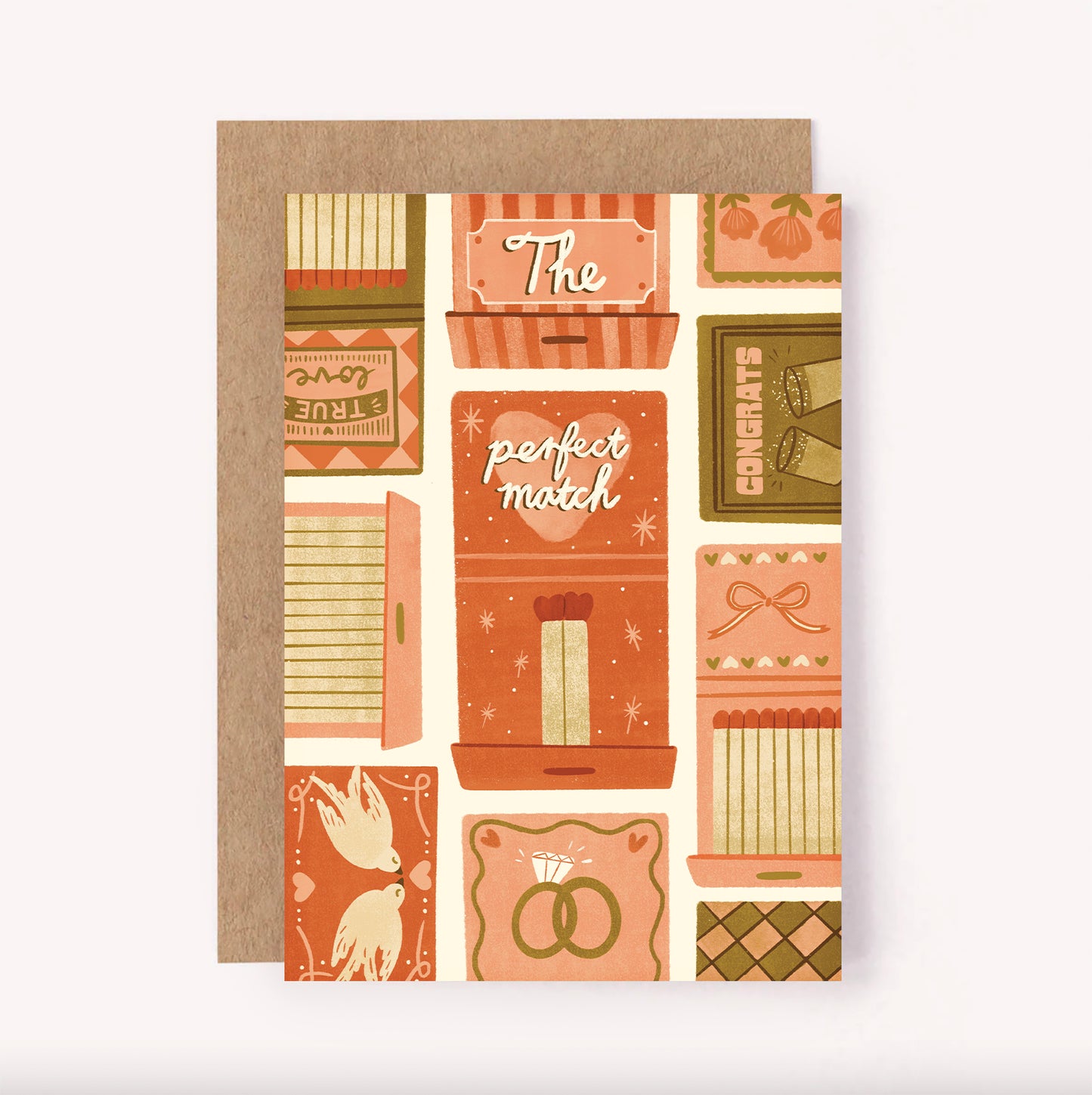 The Perfect Match card - Wedding Engagement