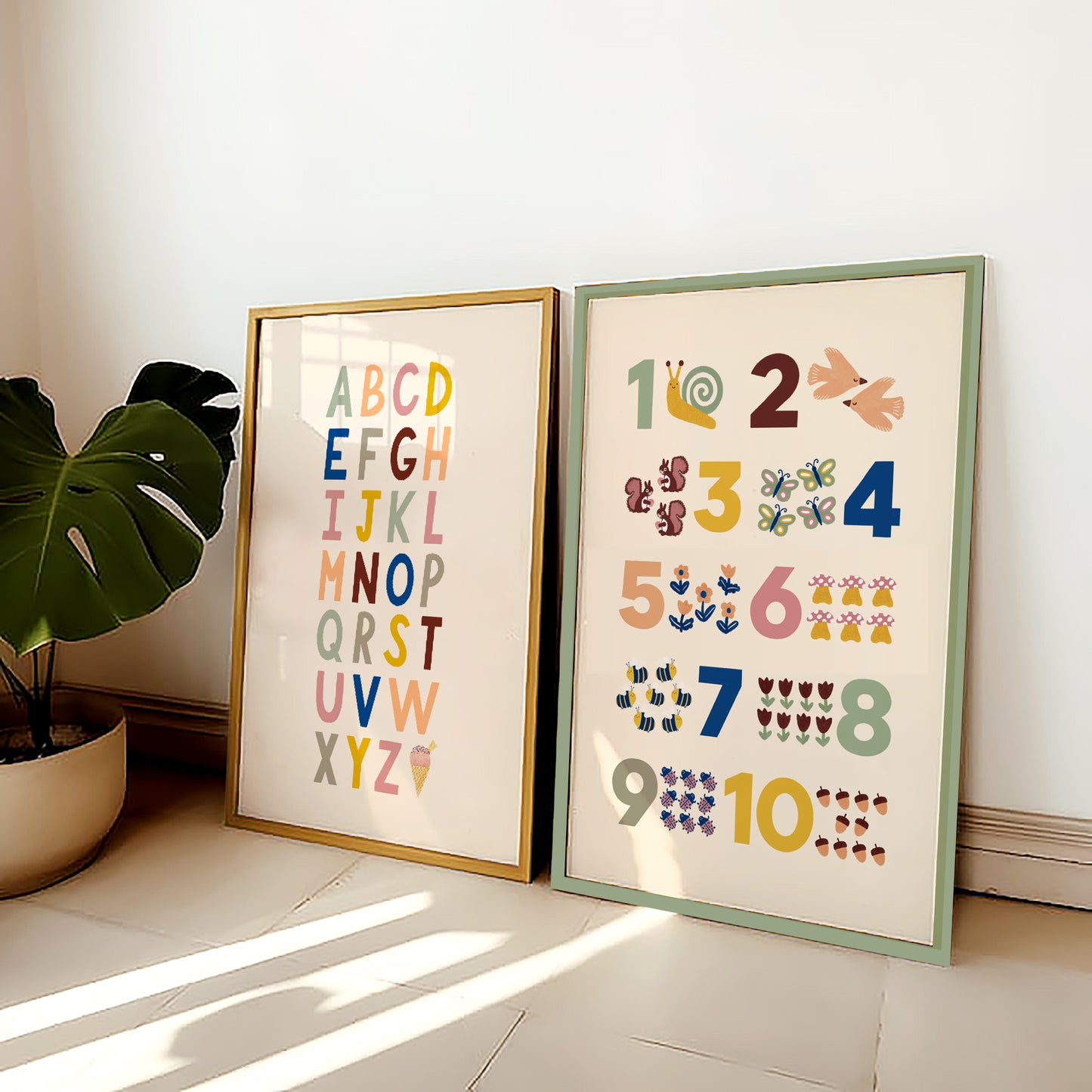 1-10 Numbers Print