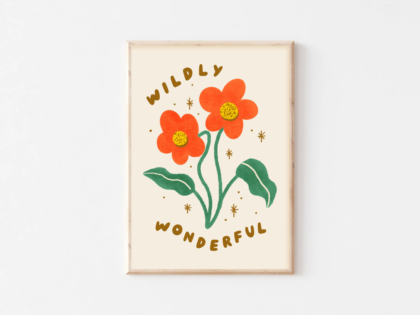 Wildly Wonderful Flower Print