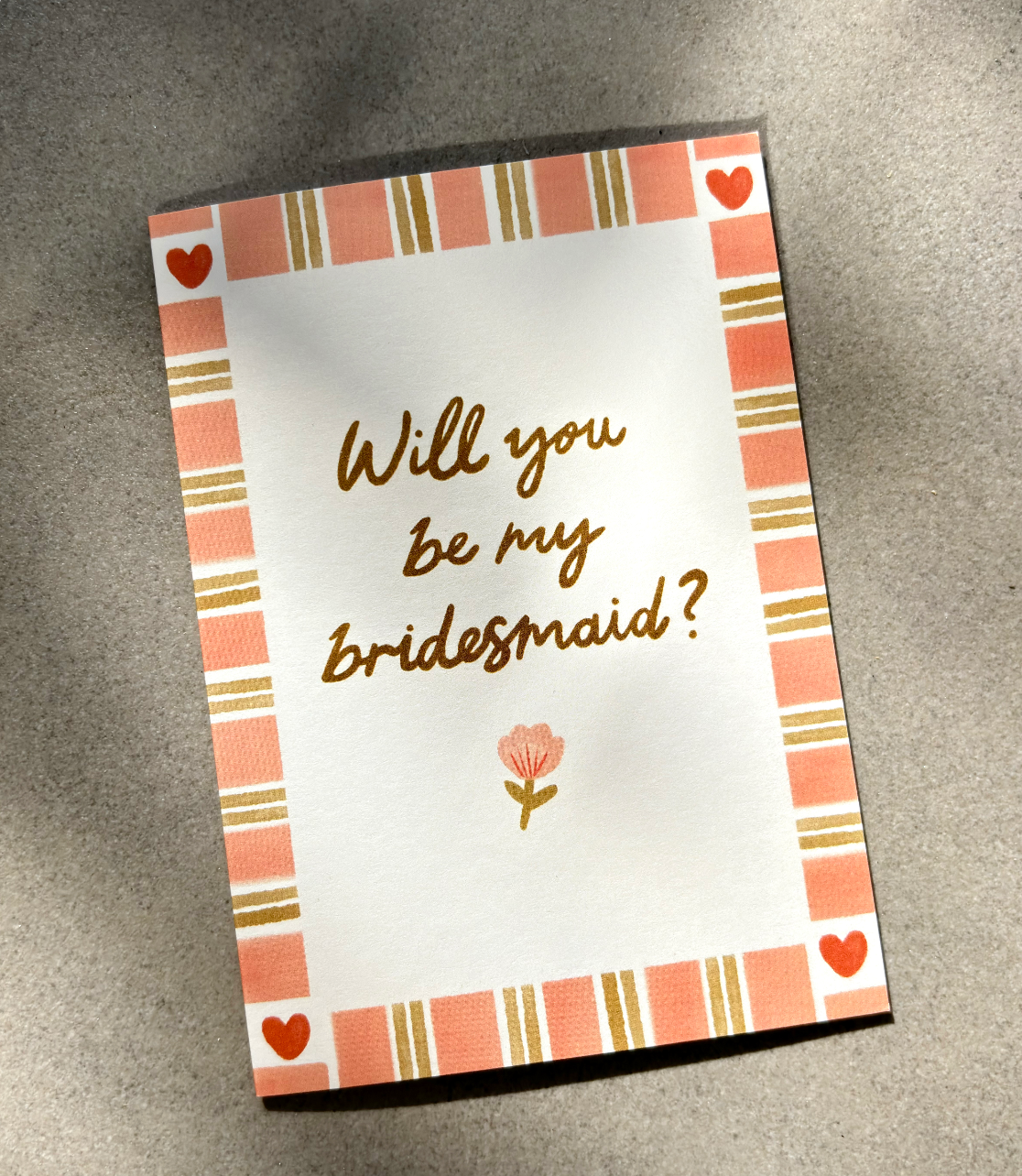 Will You Be My Bridesmaid card