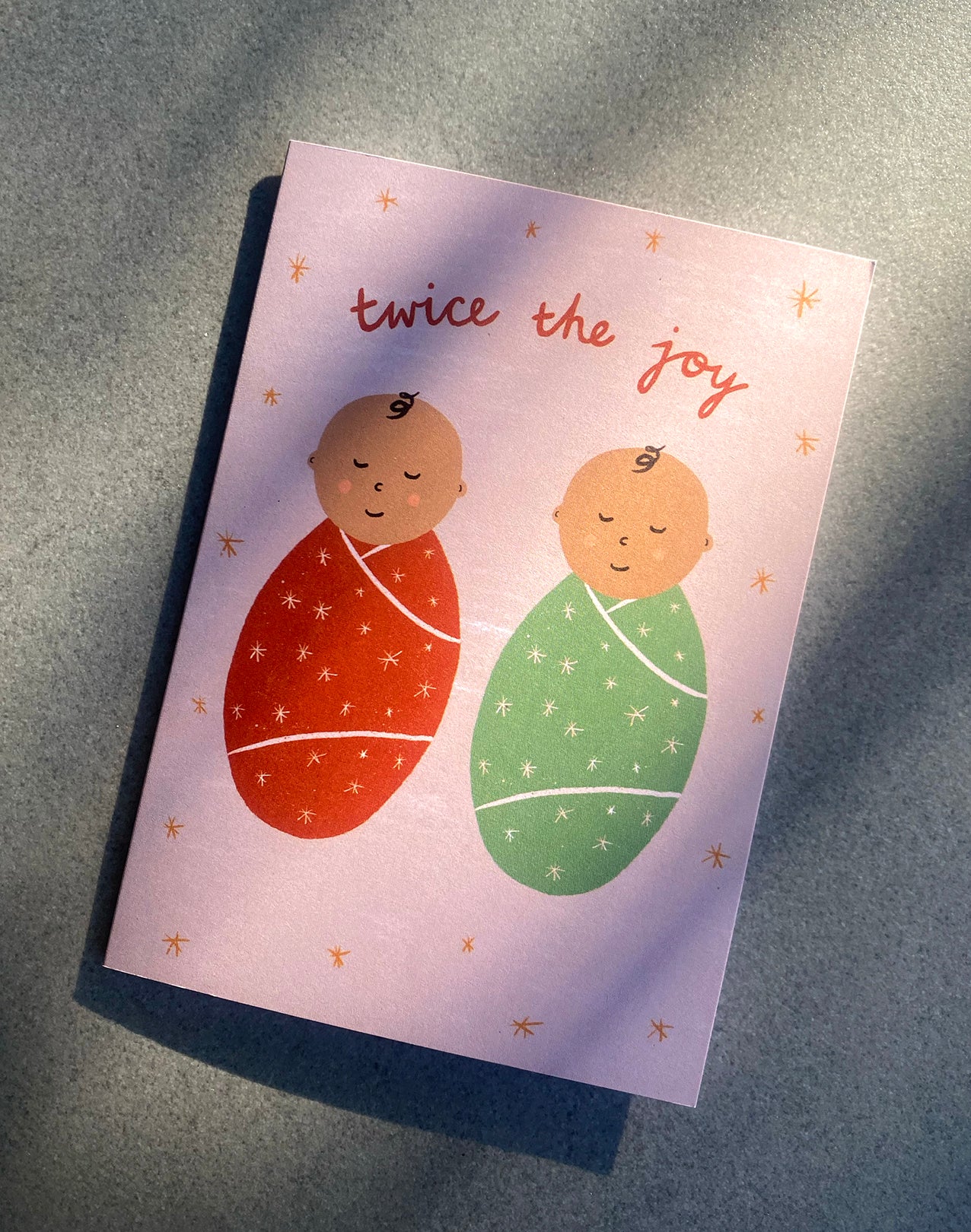 Twins! - New Baby Card