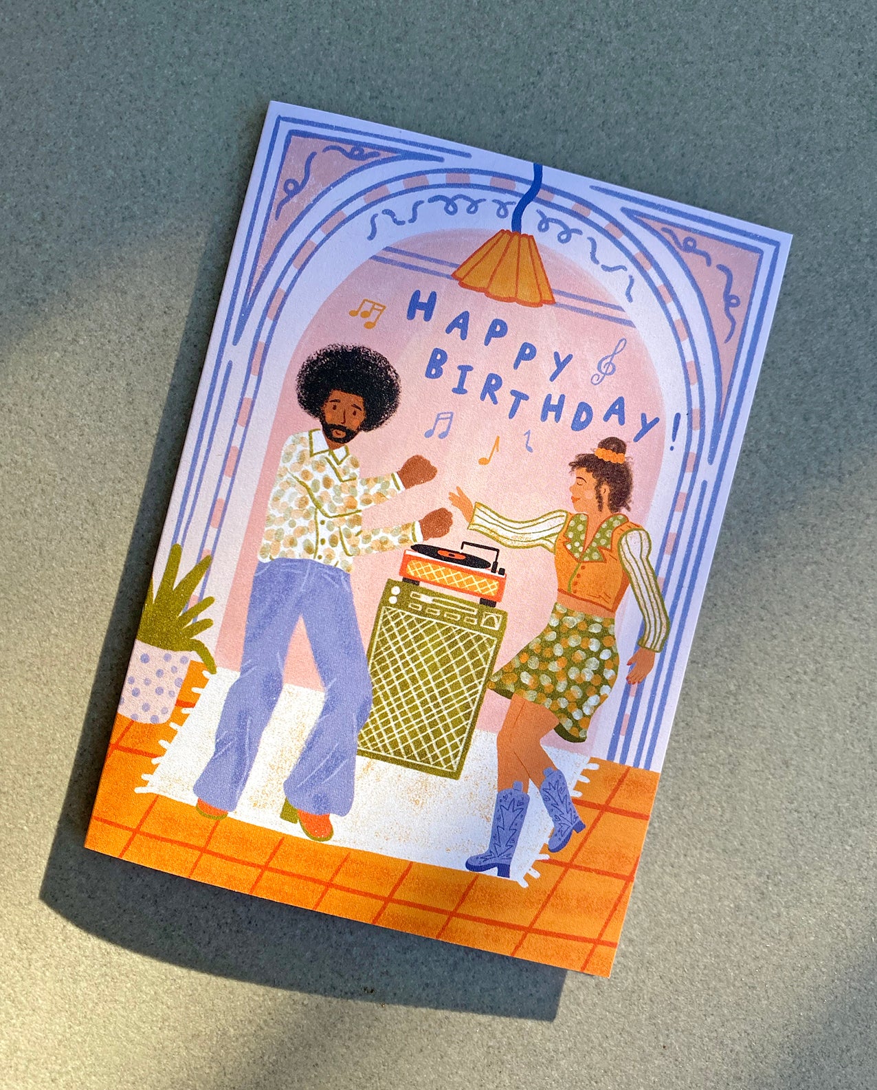 Vinyl Vibes - Birthday Card