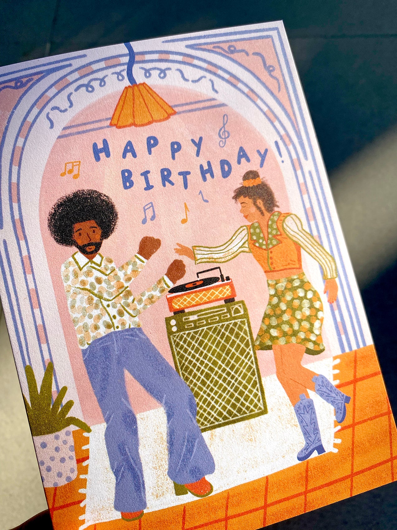 Vinyl Vibes - Birthday Card