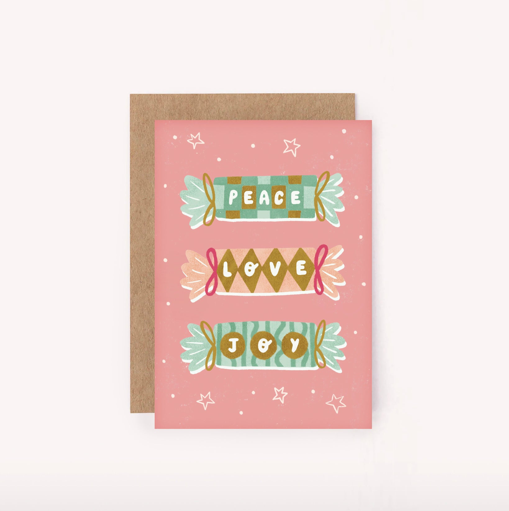 Peace Joy Love Gift Card Holder / Accordion Photo Album Mini Christmas  Scrapbook Gifts Under 10 Dollars Stocking Stuffer Mini Album 