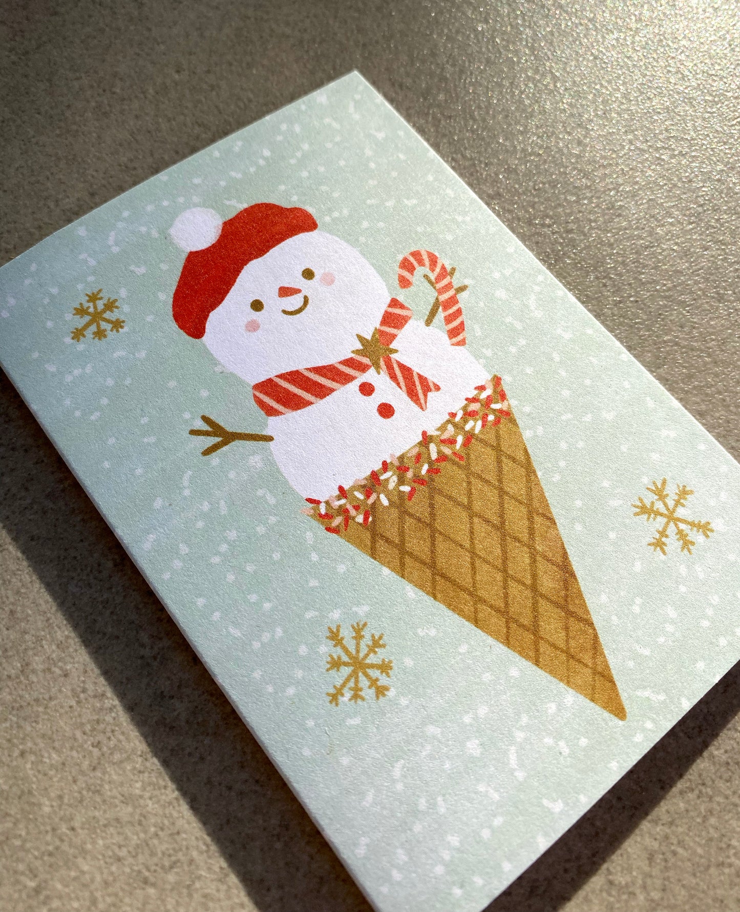 Ms Snow Cone Mini Card
