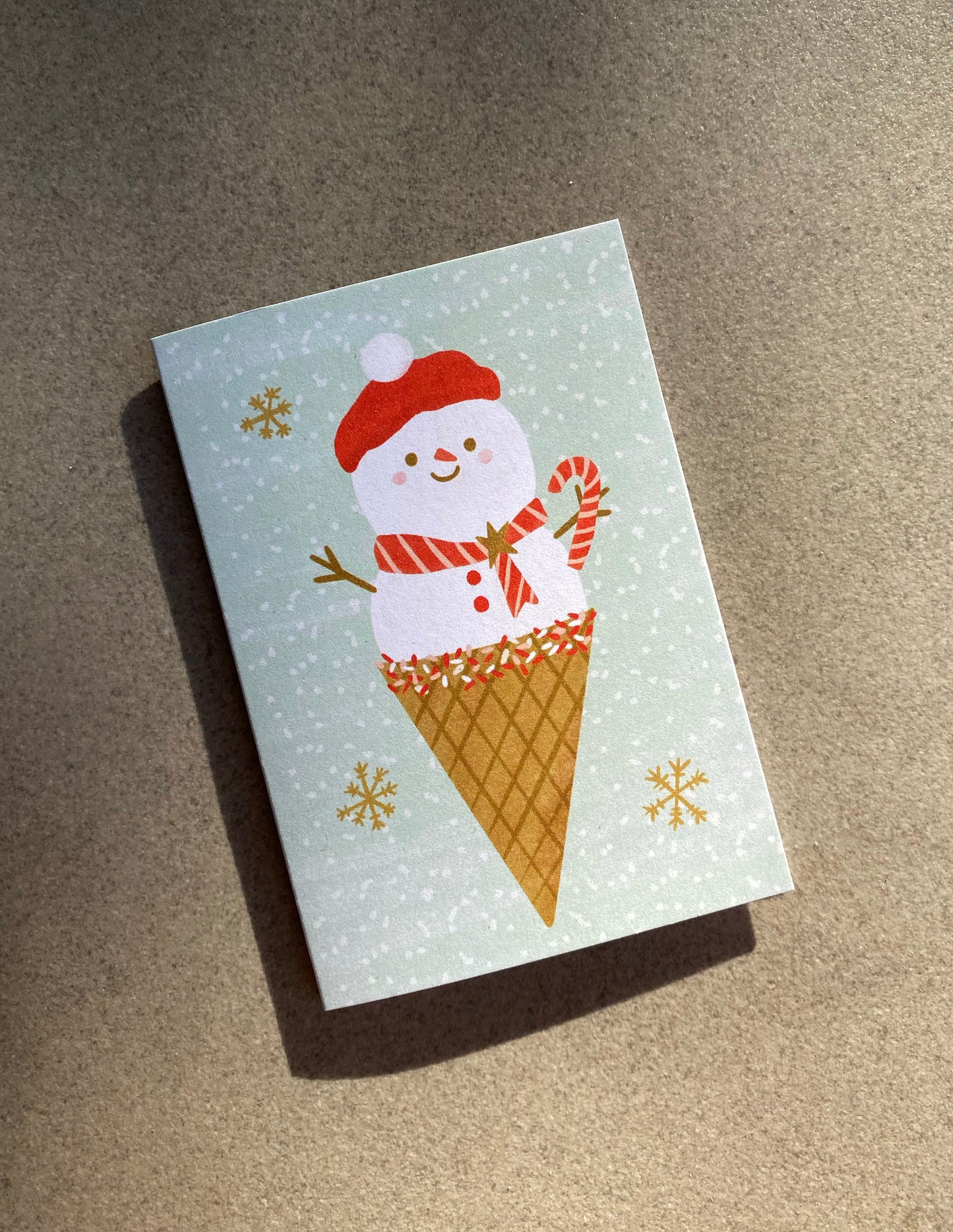 Ms Snow Cone Mini Card