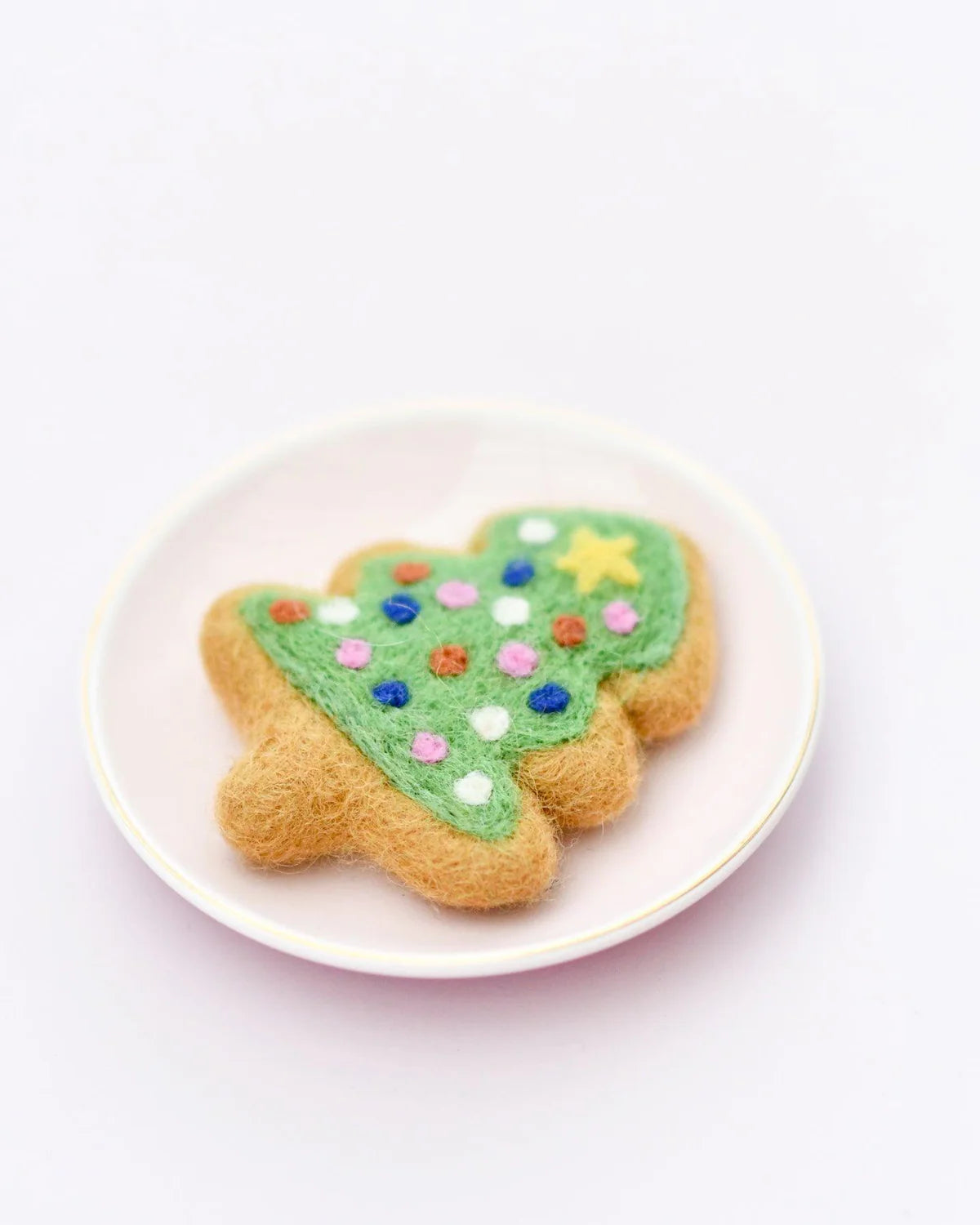 Felt Christmas Tree Cookie - Tara Treasures