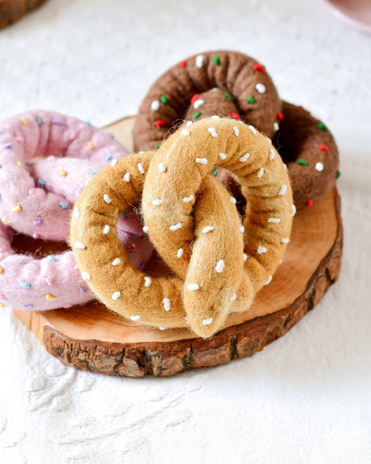 Felt Soft Pretzel - Tara Treasures