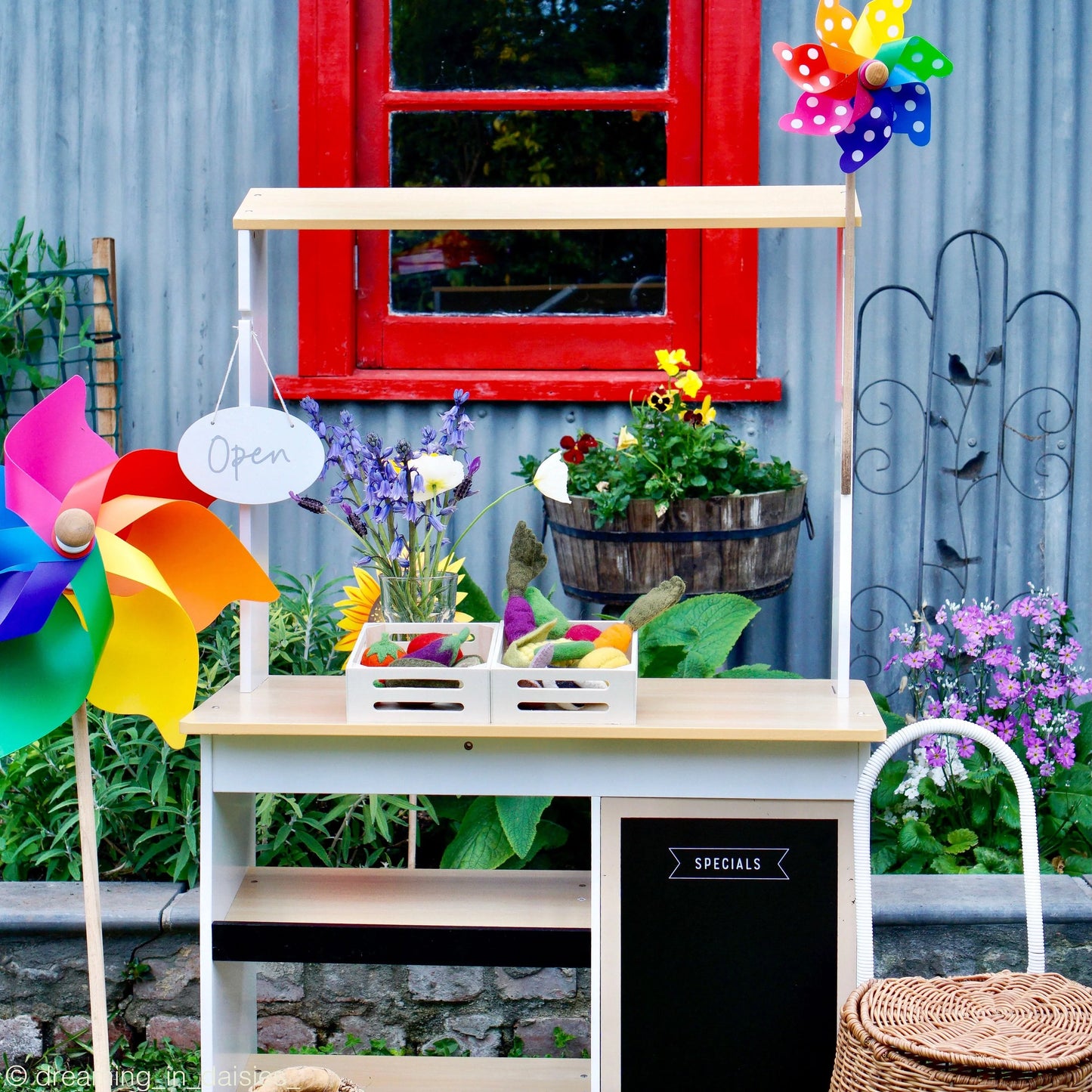 Felt Vegetables and Fruits Set A (Set of 14 pieces) - Tara Treasures