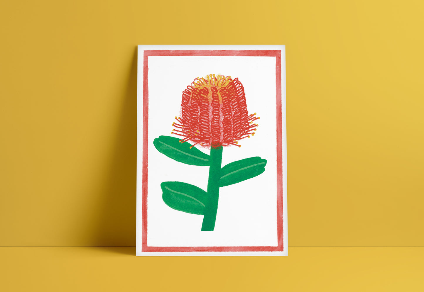 Australian Wildflower Print - Banksia