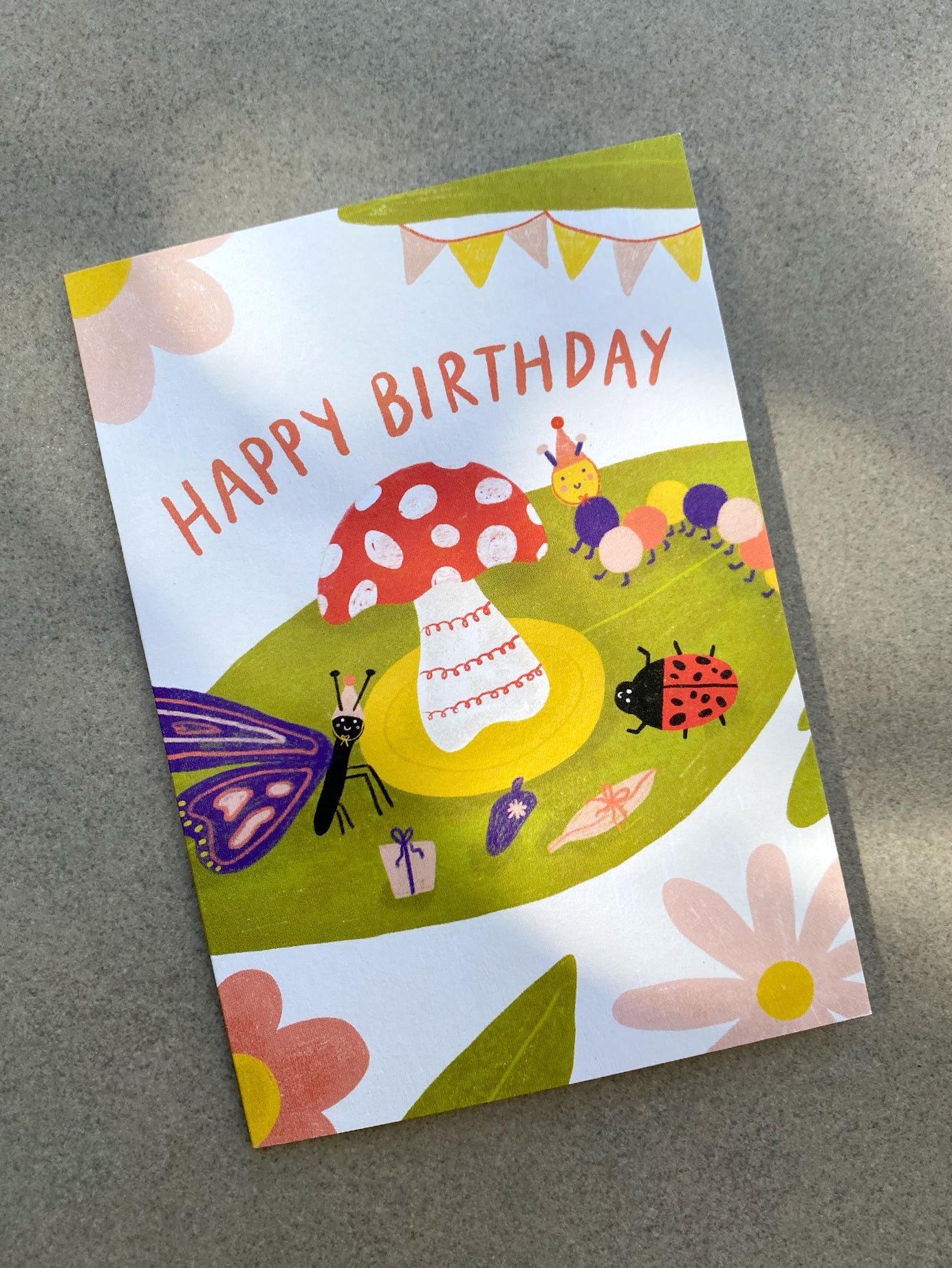 Cute Bug Party - Birthday Card