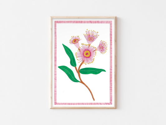 Australian Wildflower Print - Eucalyptus Gum