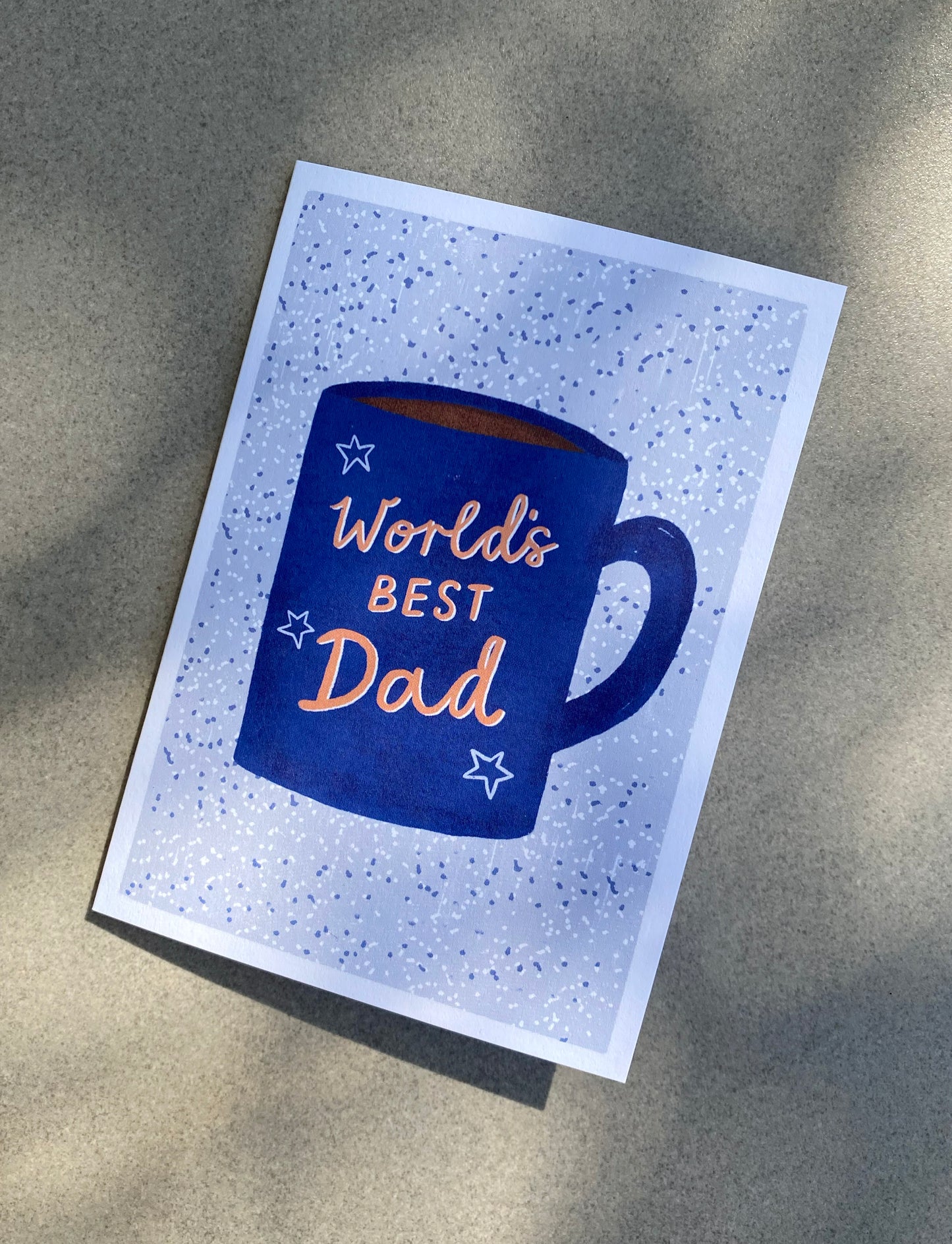 World's Best Dad Mug Card