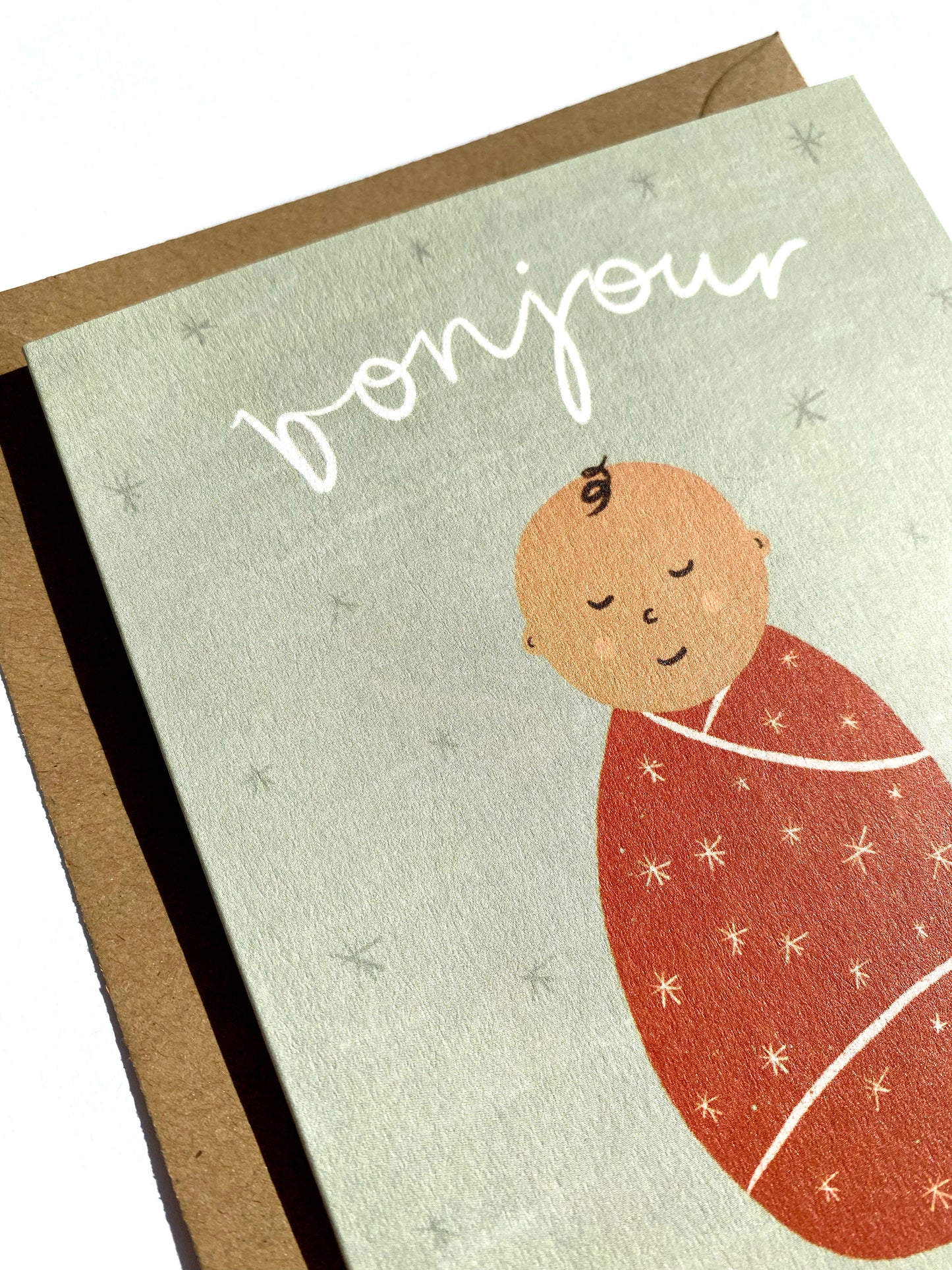 Bonjour Bebe Card - New Baby