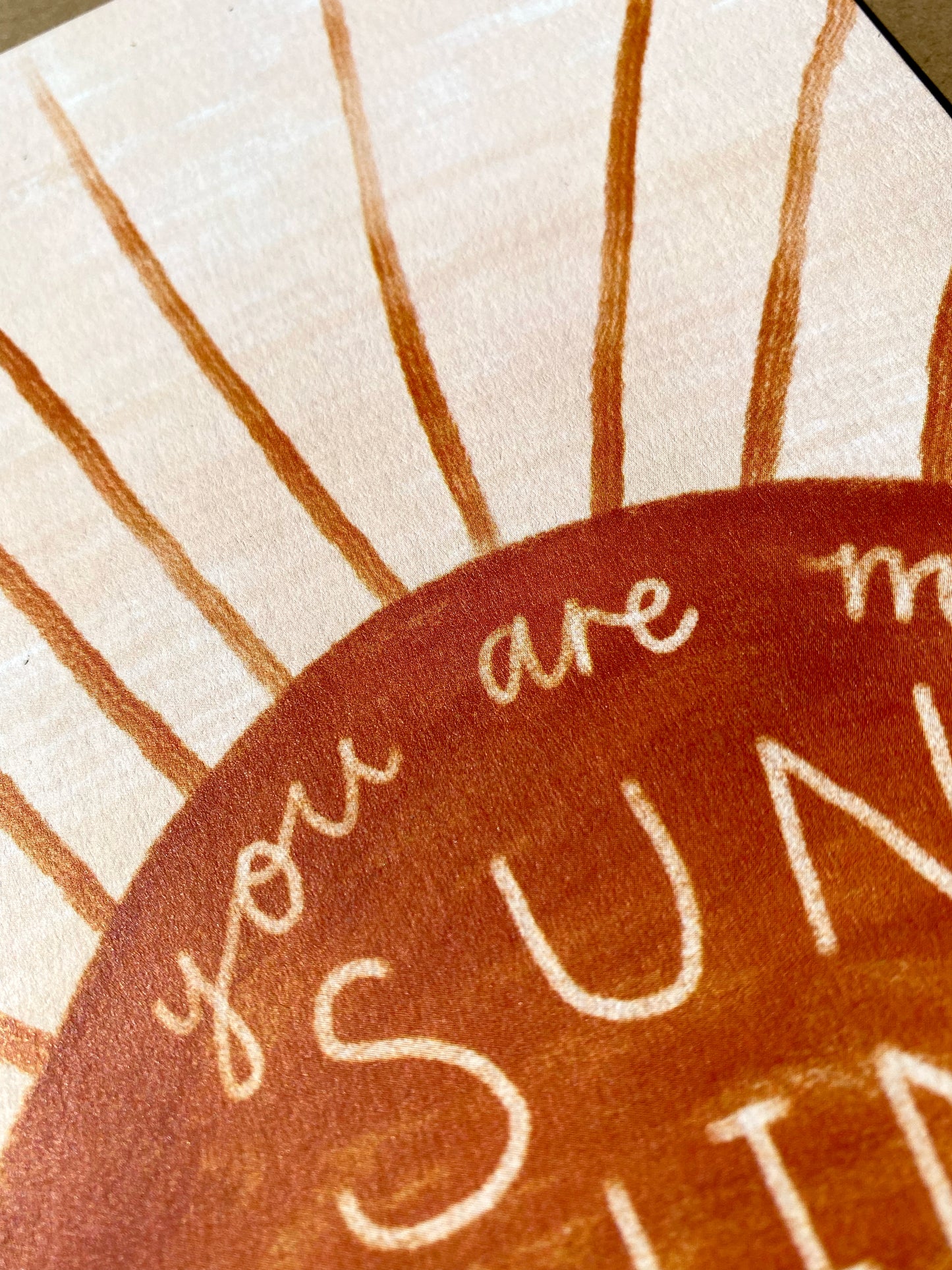 You Are My Sunshine Card