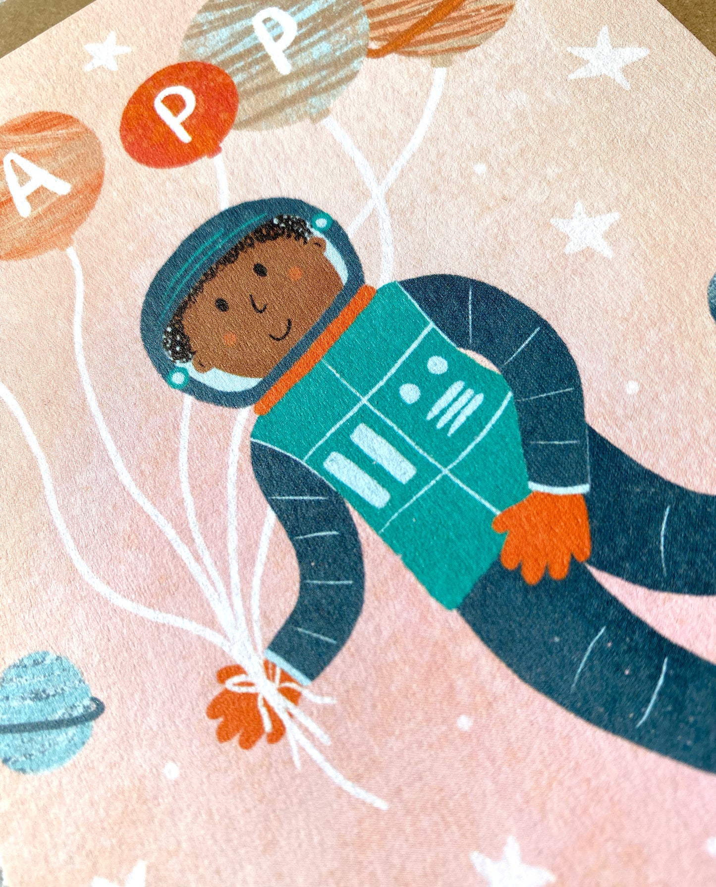 Space Astronaut Birthday Card | Kids Card