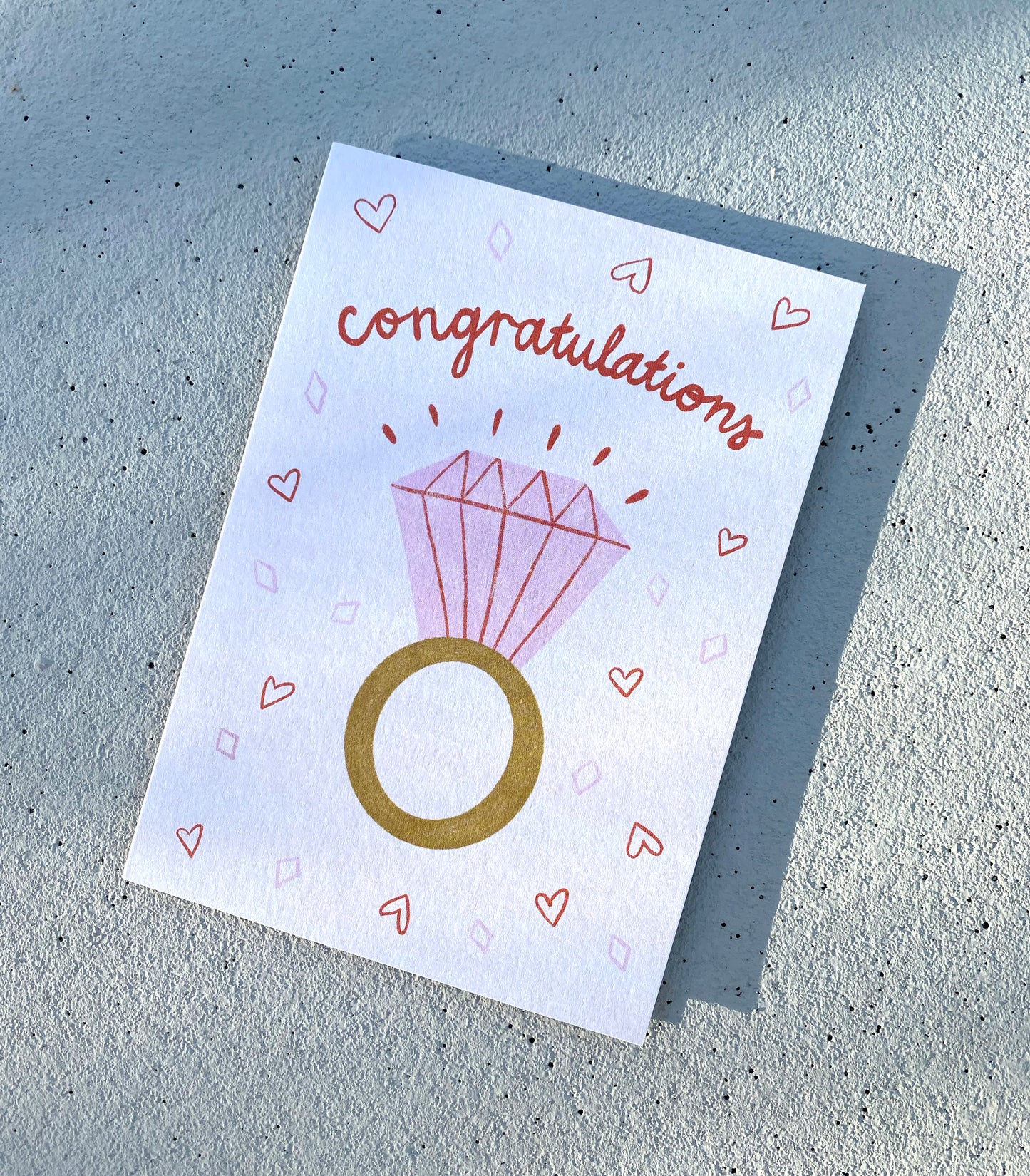 Congratulations Engagement Card