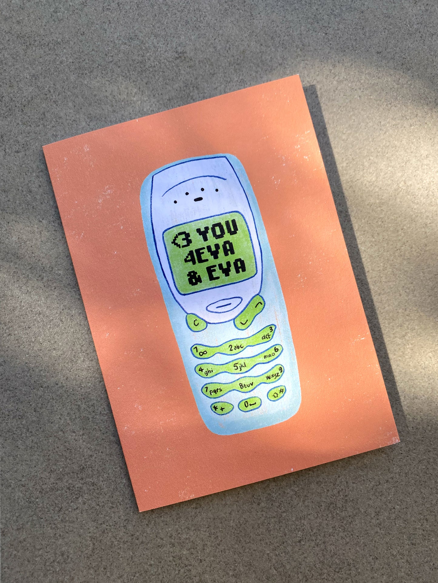 Love You 00's Phone Card