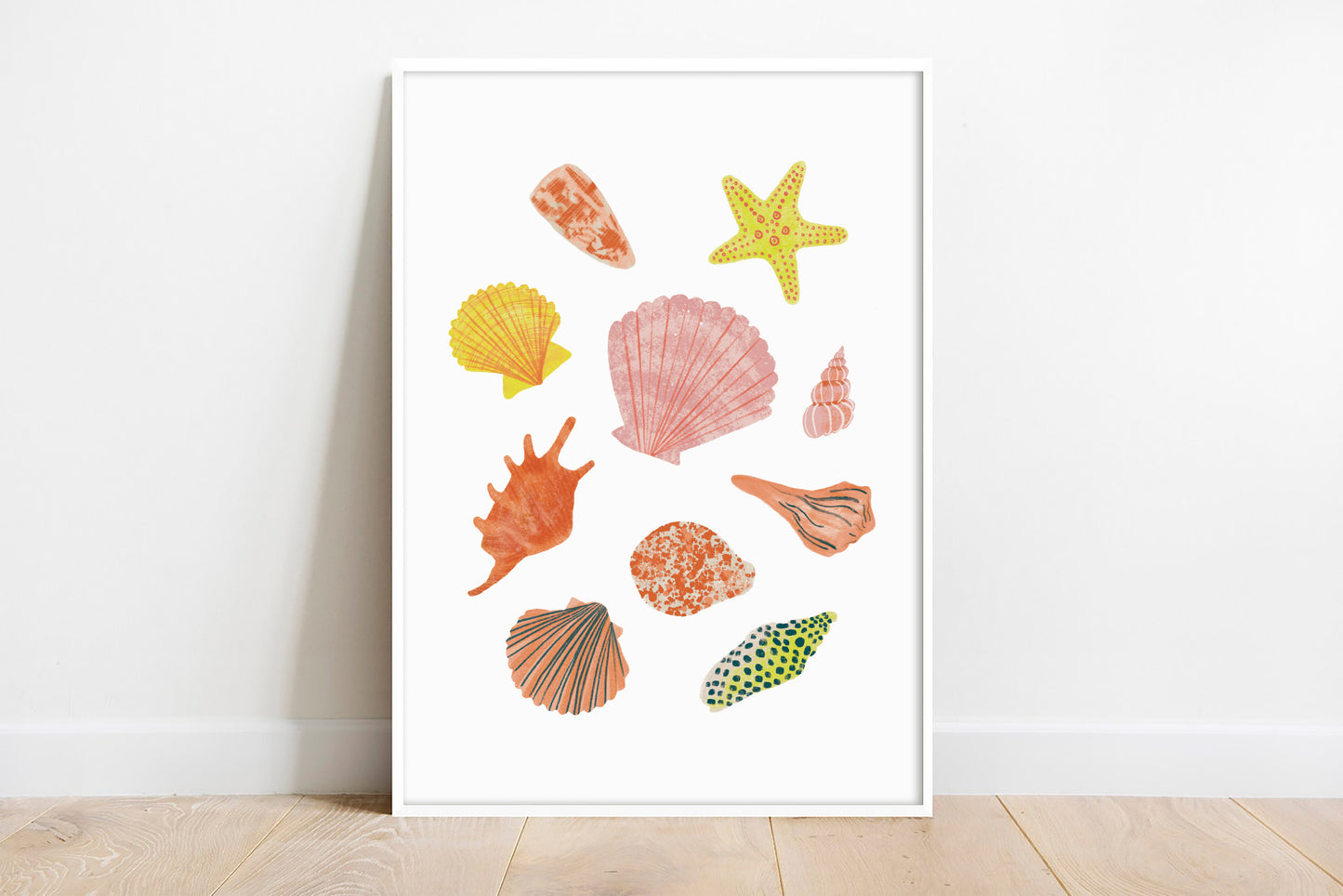 Seashell Illustration Print