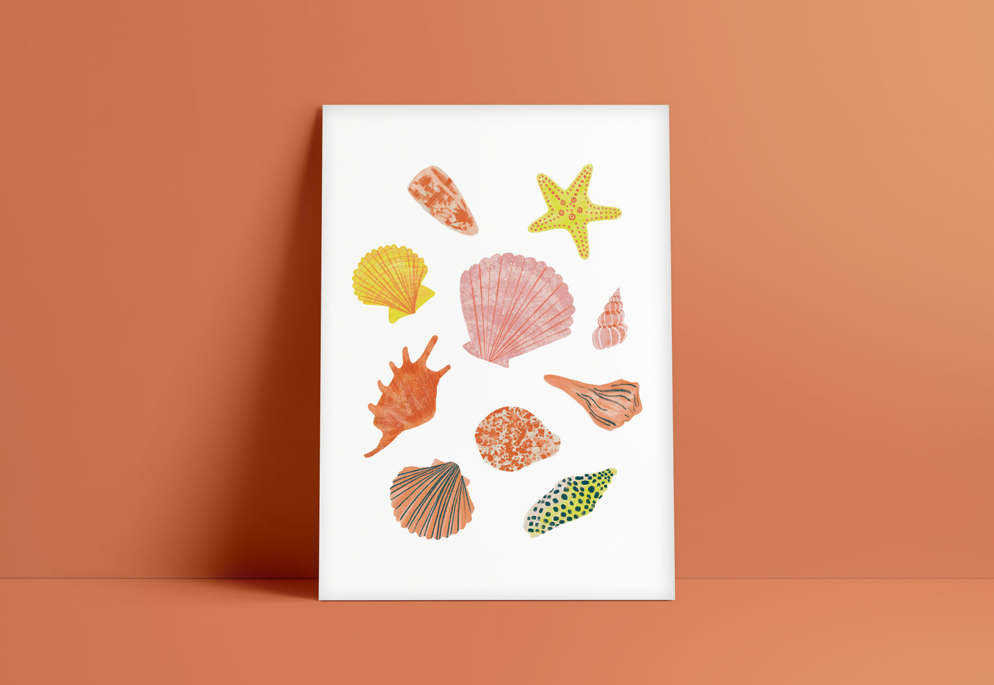 Seashell Illustration Print